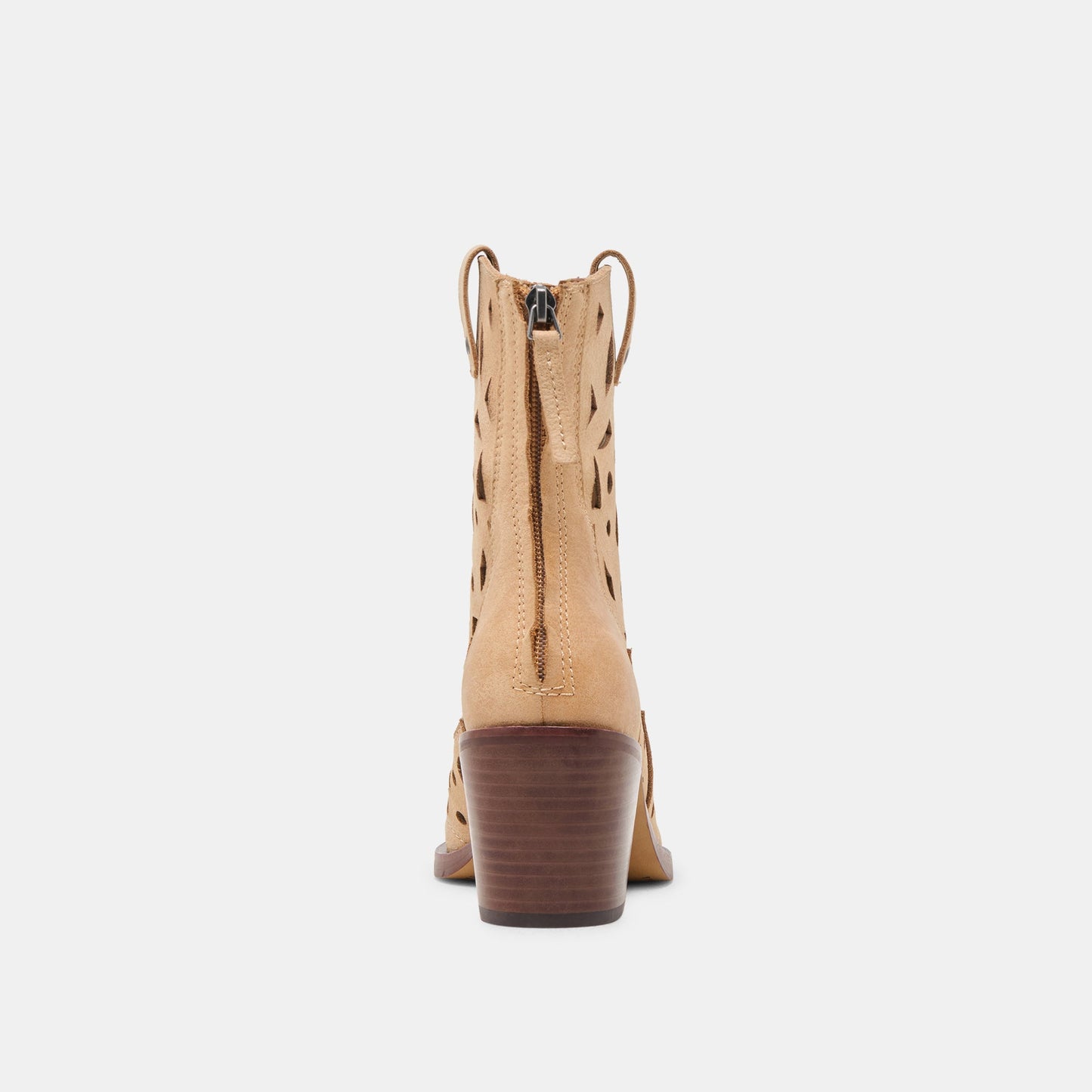 Zenobi Camel Distressed Leather Booties