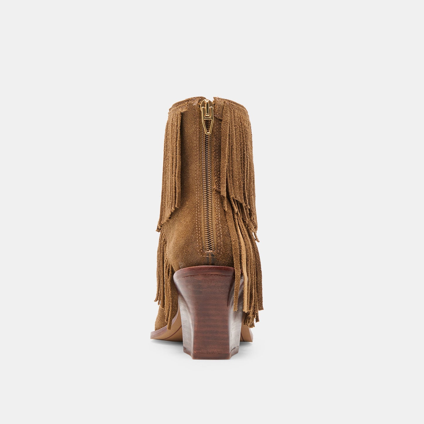 Torey Chestnut Suede Booties