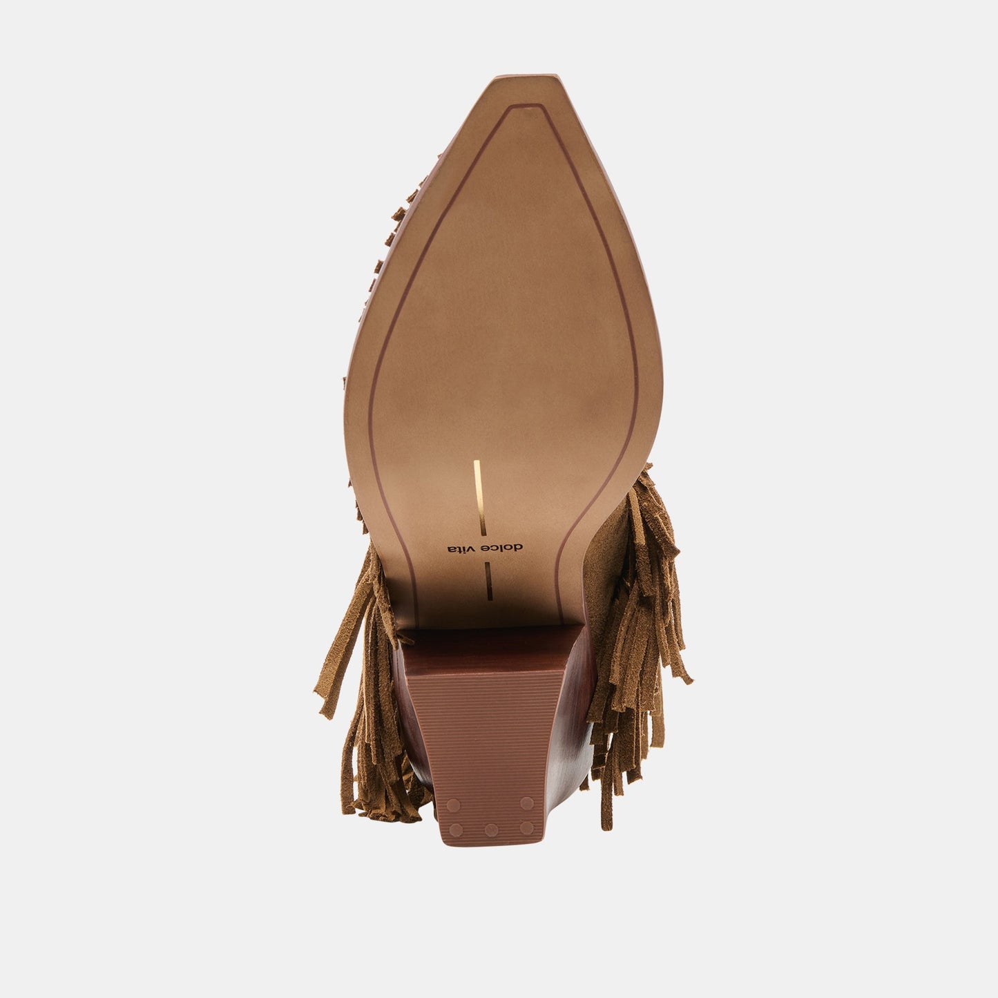 Torey Chestnut Suede Booties