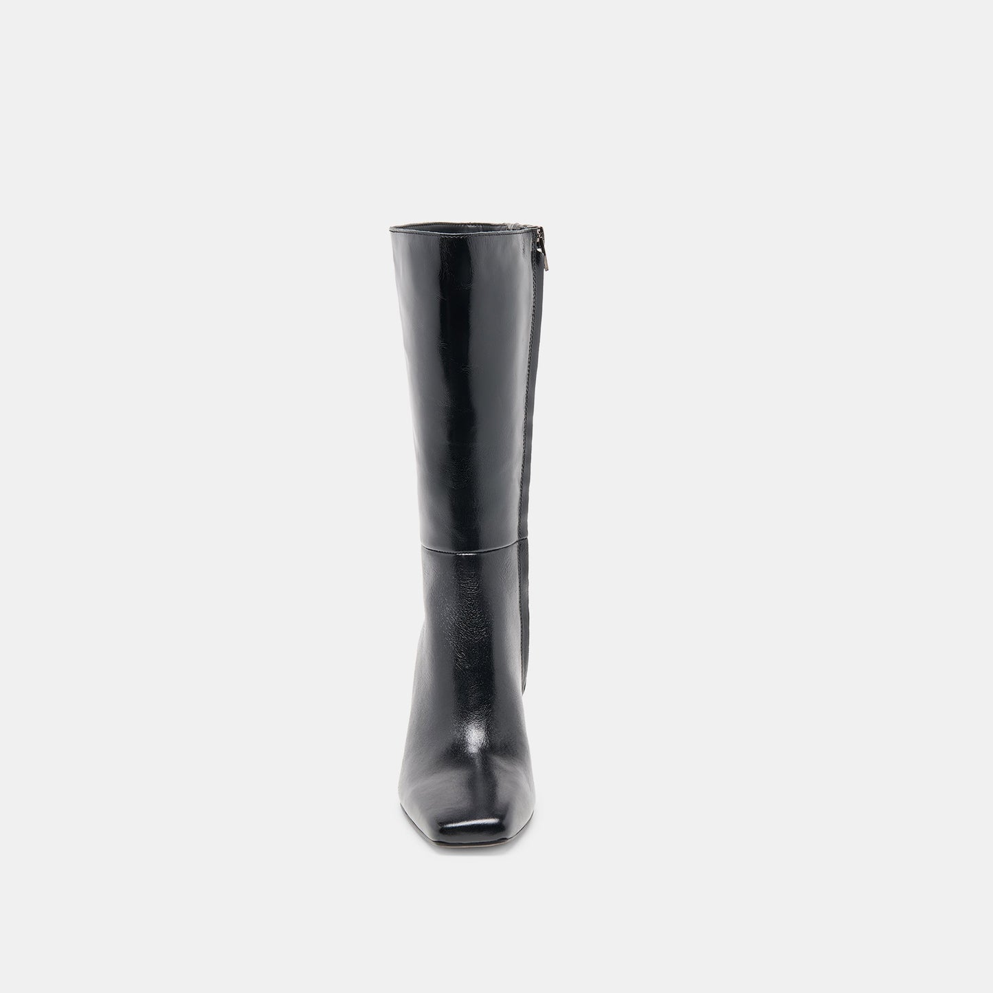 Riggs Wide Calf Black Leather Boots