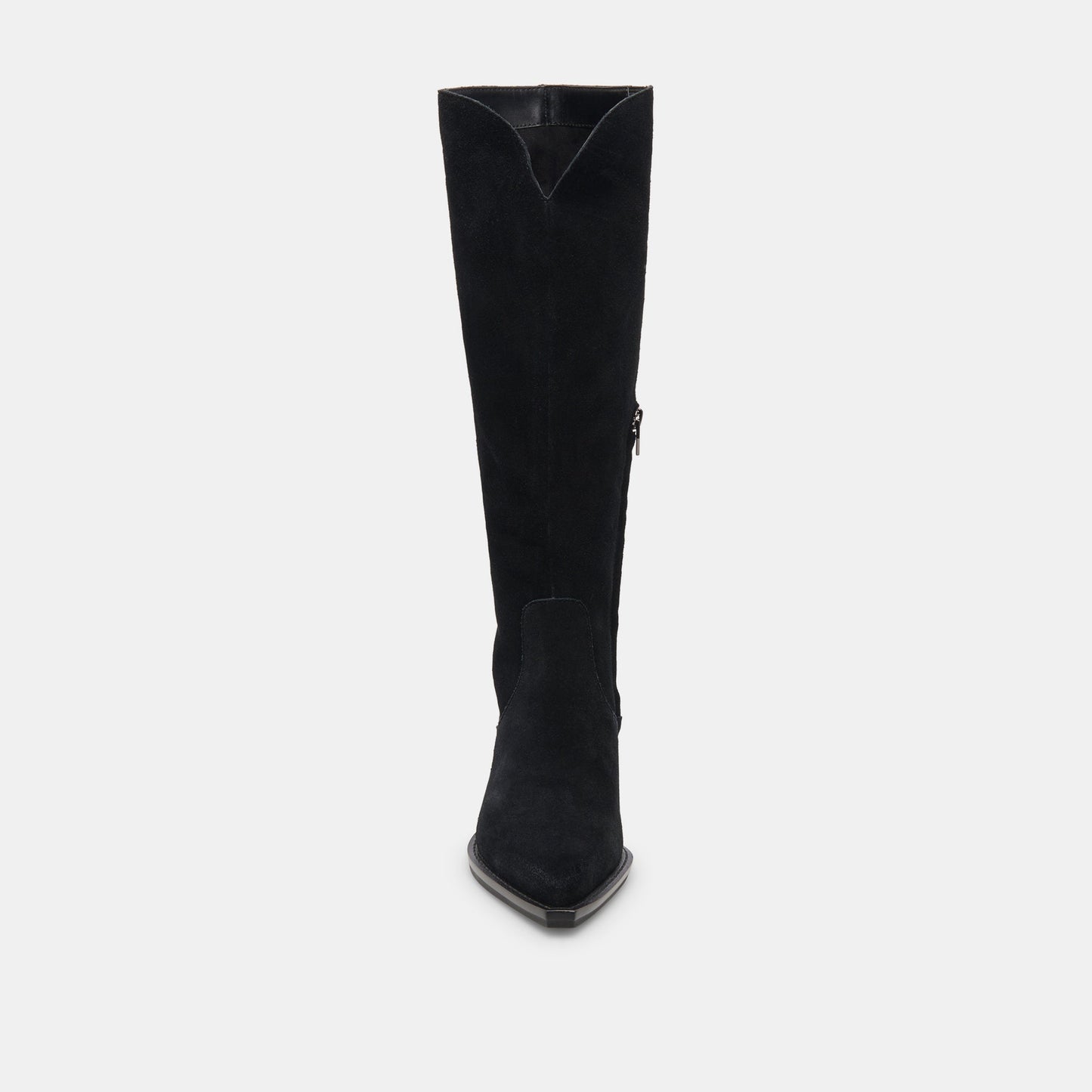 Raj Boots in Onyx Suede | Women's Onyx Suede Knee-High Boots
 – Dolce Vita