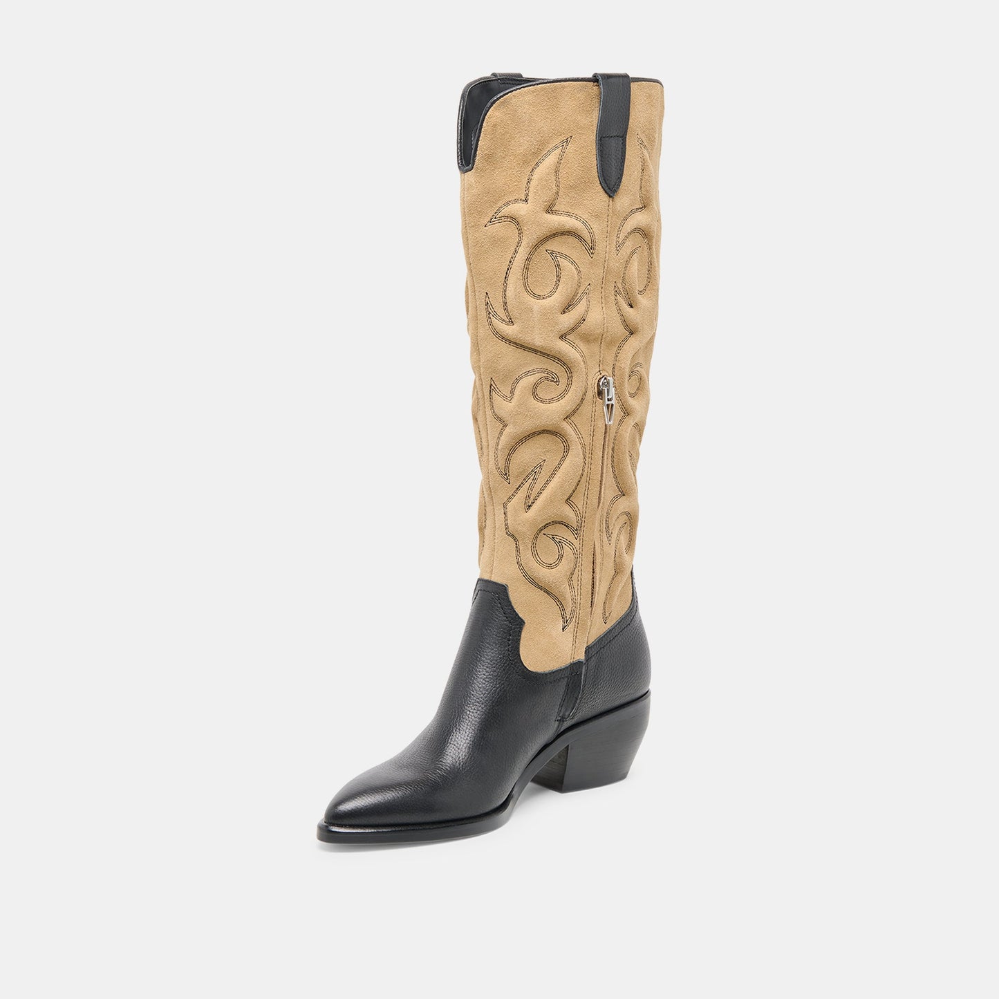 Mirla Black Multi Leather Boots