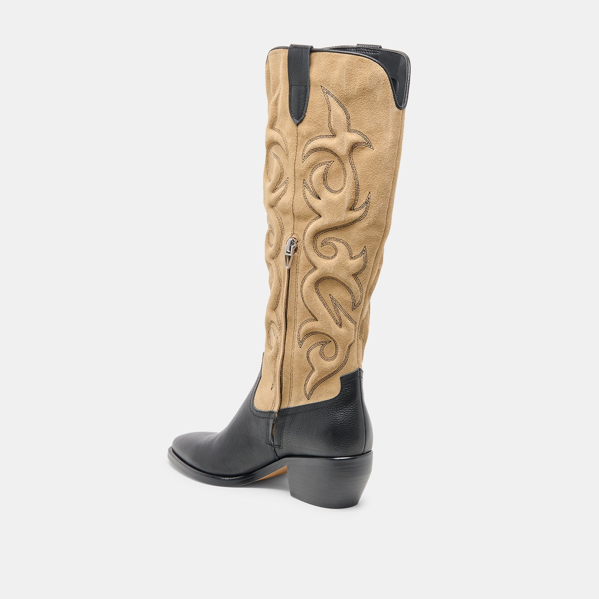 Mirla Black Multi Leather Boots