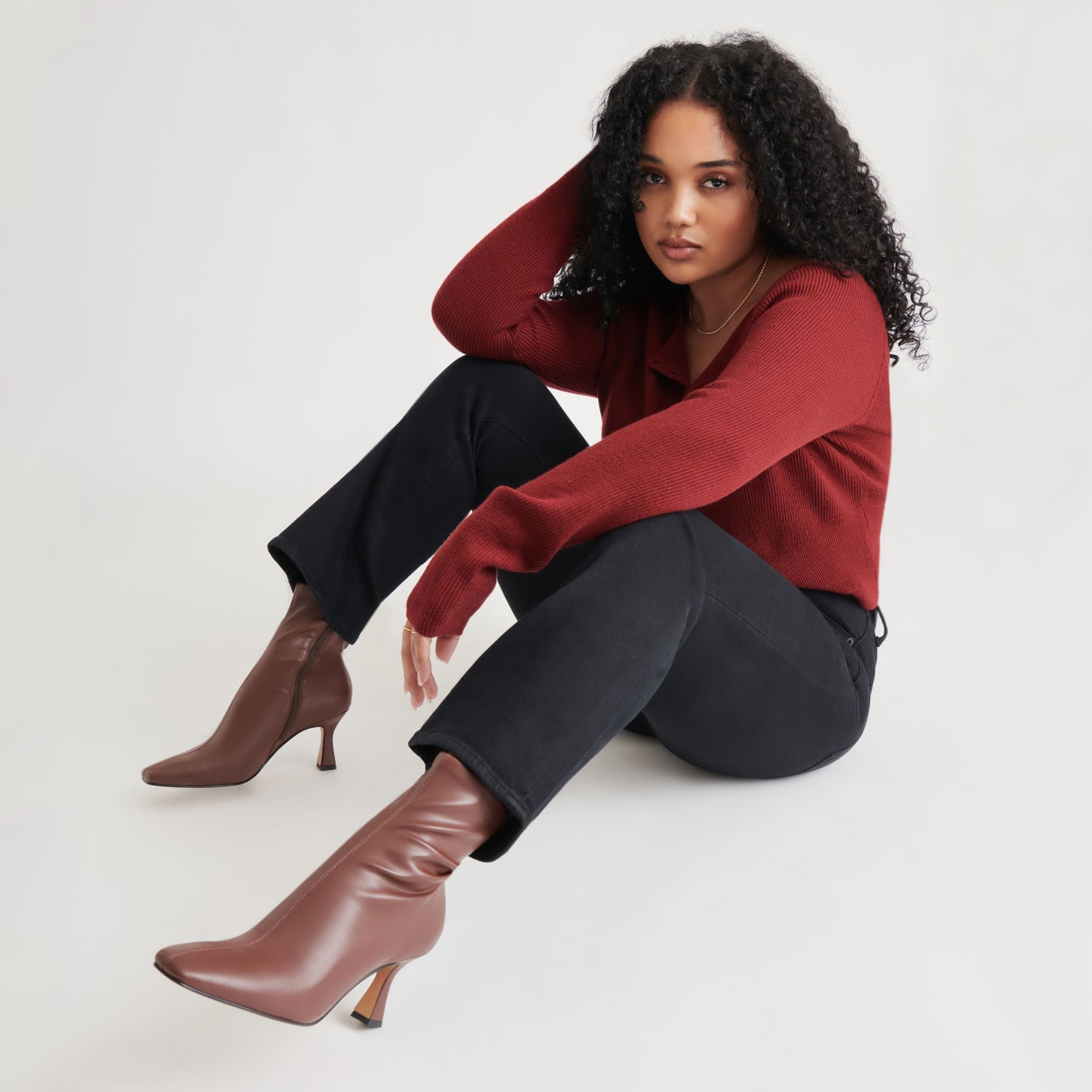 GLAMOR BOOTS CHOCOLATE STELLA
 – Dolce Vita