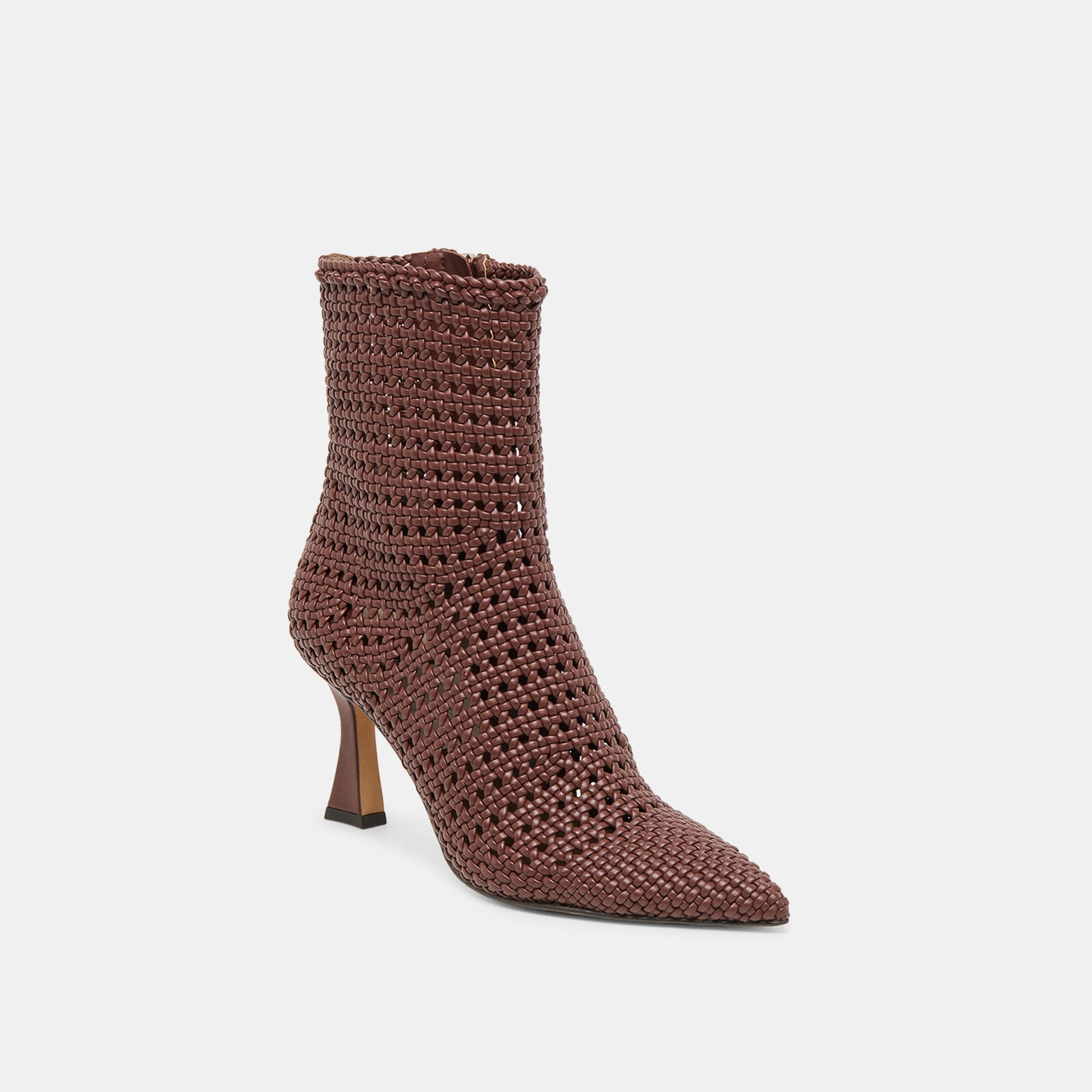Embry Brown Woven Stella Booties