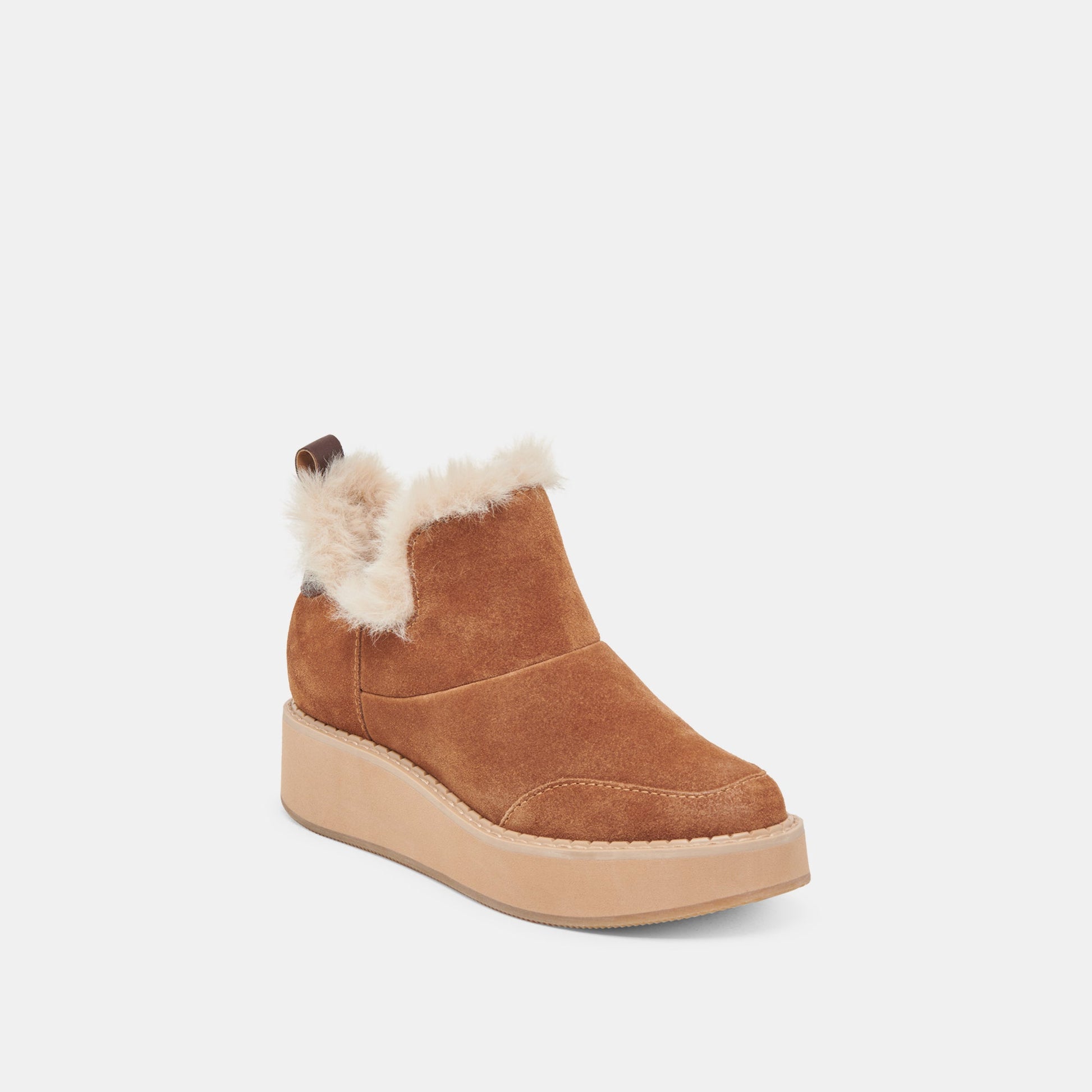 ARDY PLUSH H2O BOOTIES PECAN SUEDE
 – Dolce Vita