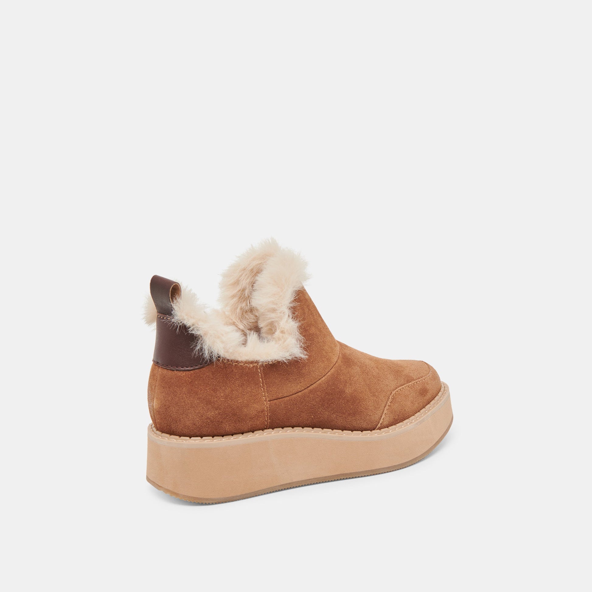 ARDY PLUSH H2O BOOTIES PECAN SUEDE
 – Dolce Vita
