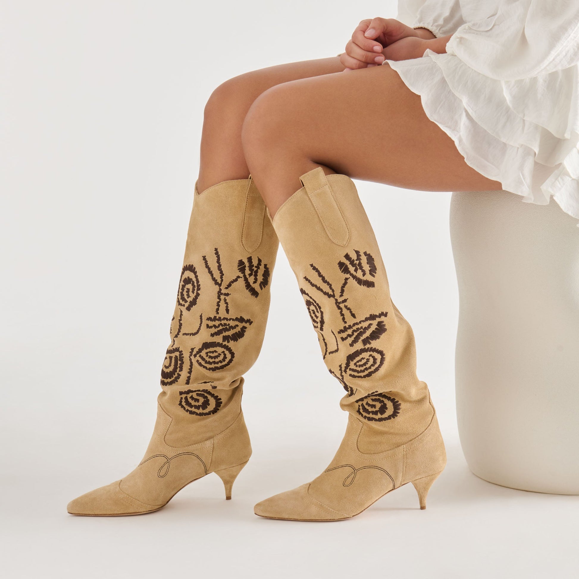 Wilde Sand Suede Boots