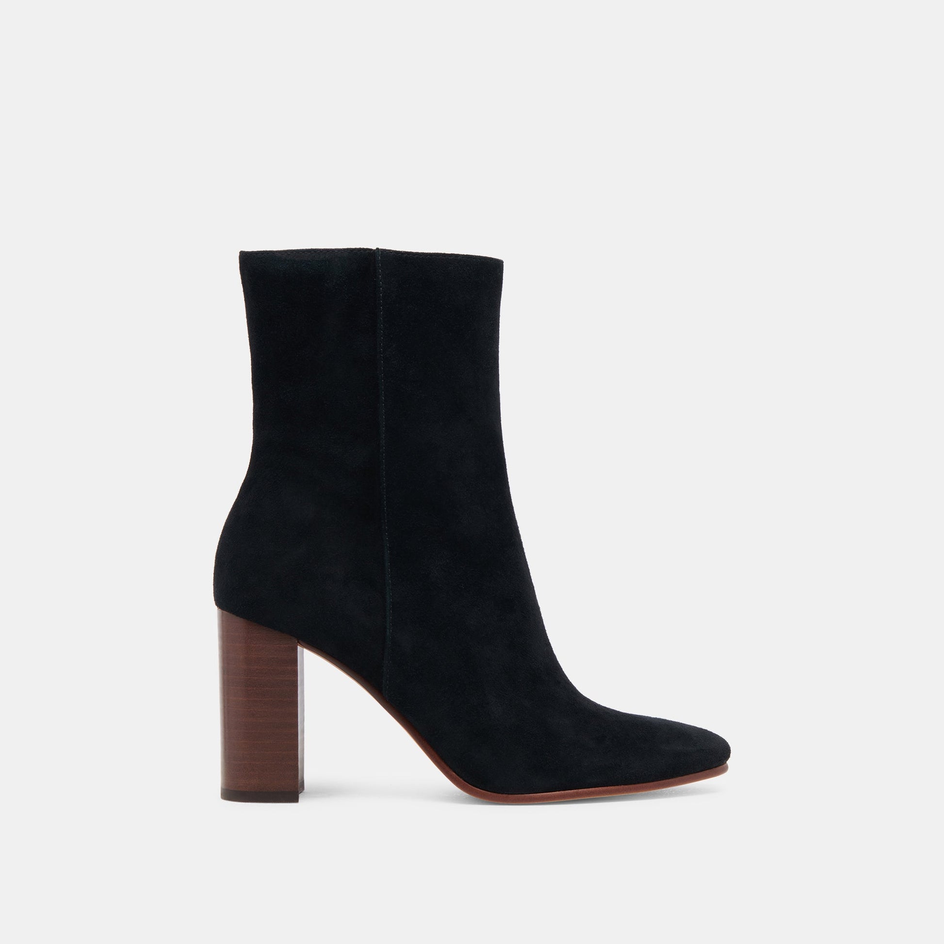 SUZY BOOTIES ONYX SUEDE
 – Dolce Vita