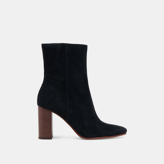 SUZY BOOTIES ONYX SUEDE
 – Dolce Vita