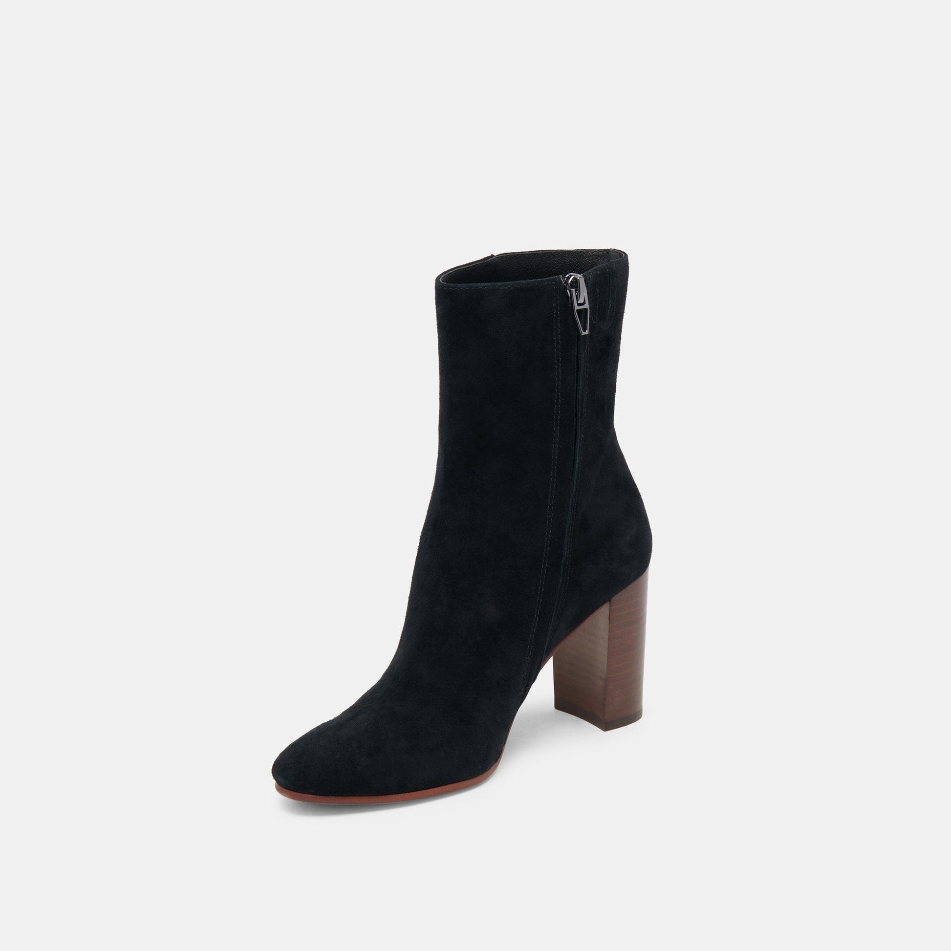 SUZY BOOTIES ONYX SUEDE
 – Dolce Vita