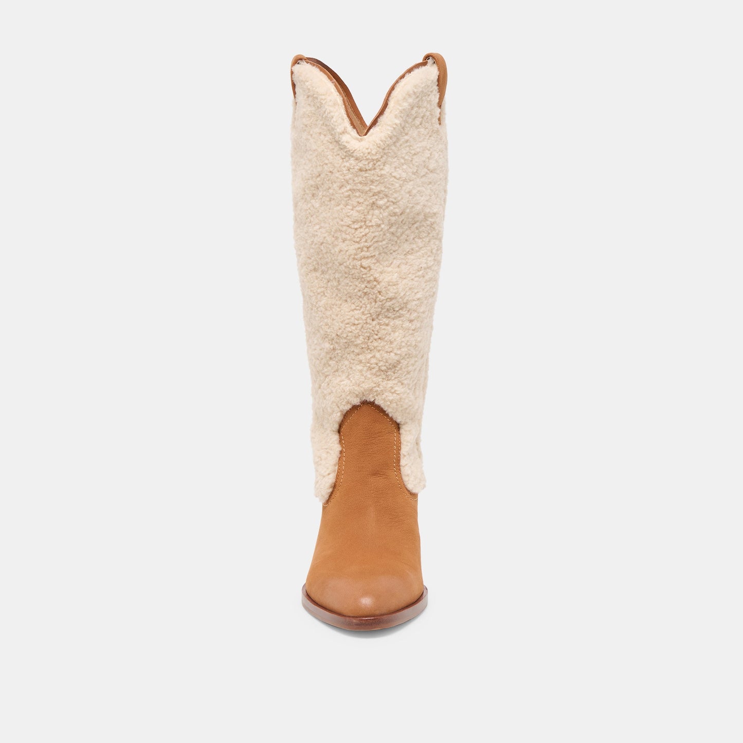Mykel Plush Caramel Nubuck Boots