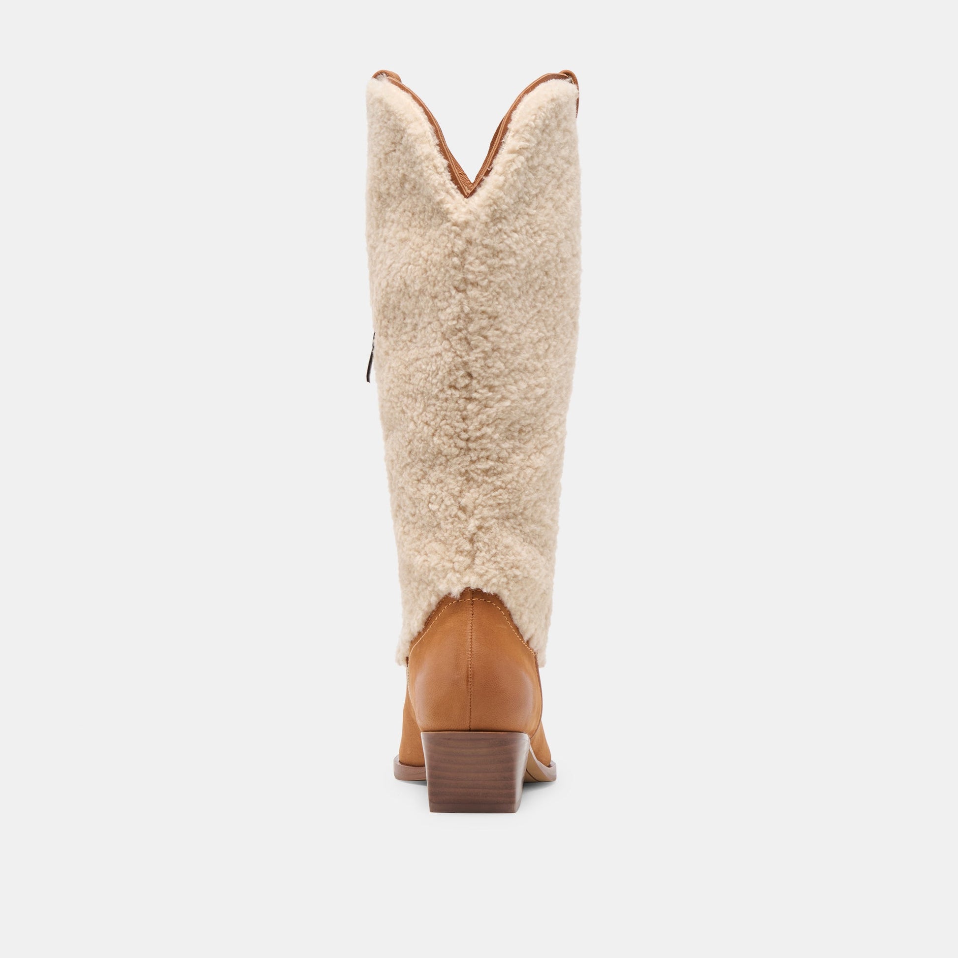 Mykel Plush Caramel Nubuck Boots