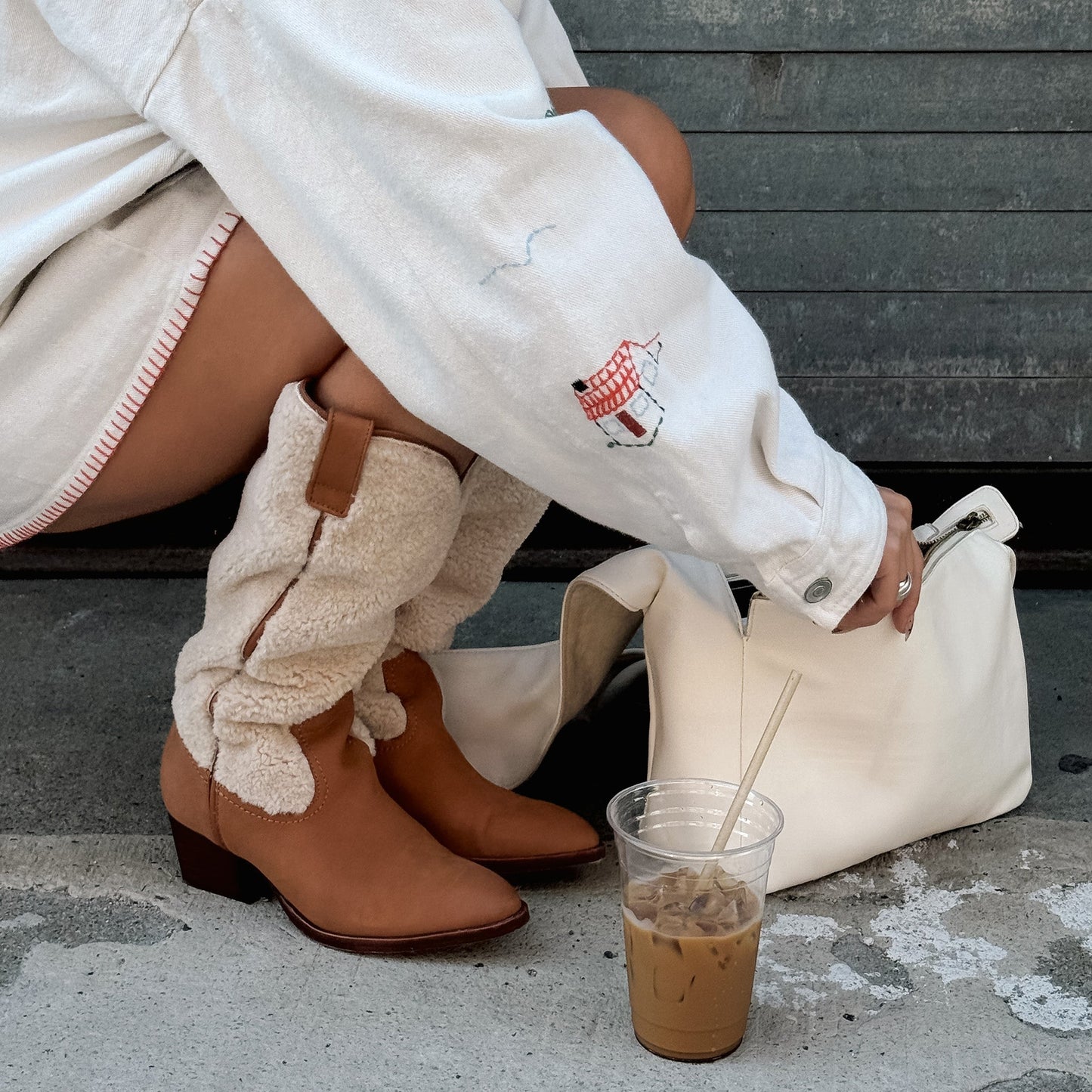Mykel Plush Caramel Nubuck Boots