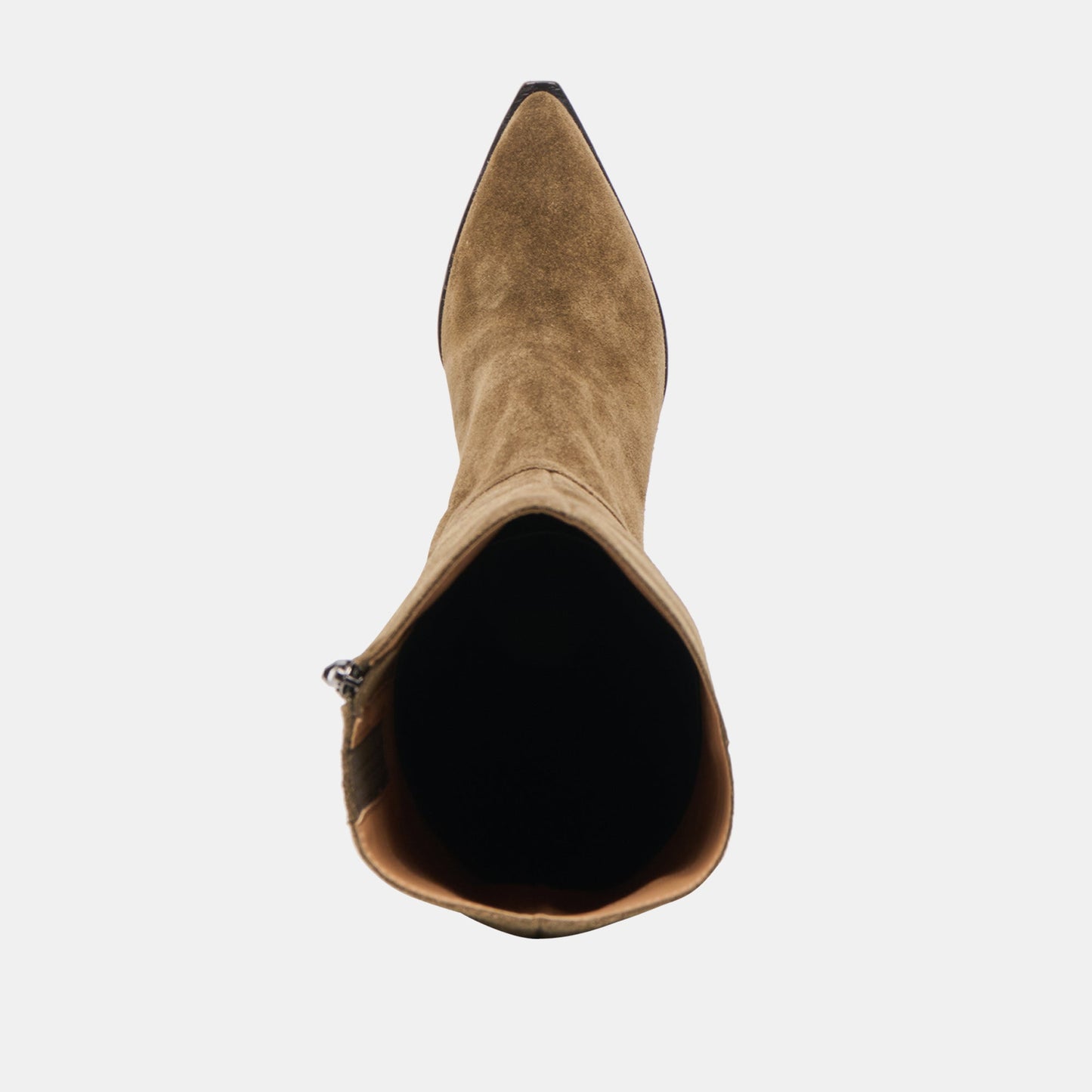 Auggie Olive Suede Wide Calf Boots