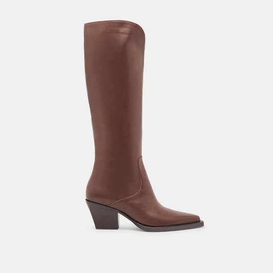 RAJ BOOTS CHOCOLATE LEATHER
 – Dolce Vita