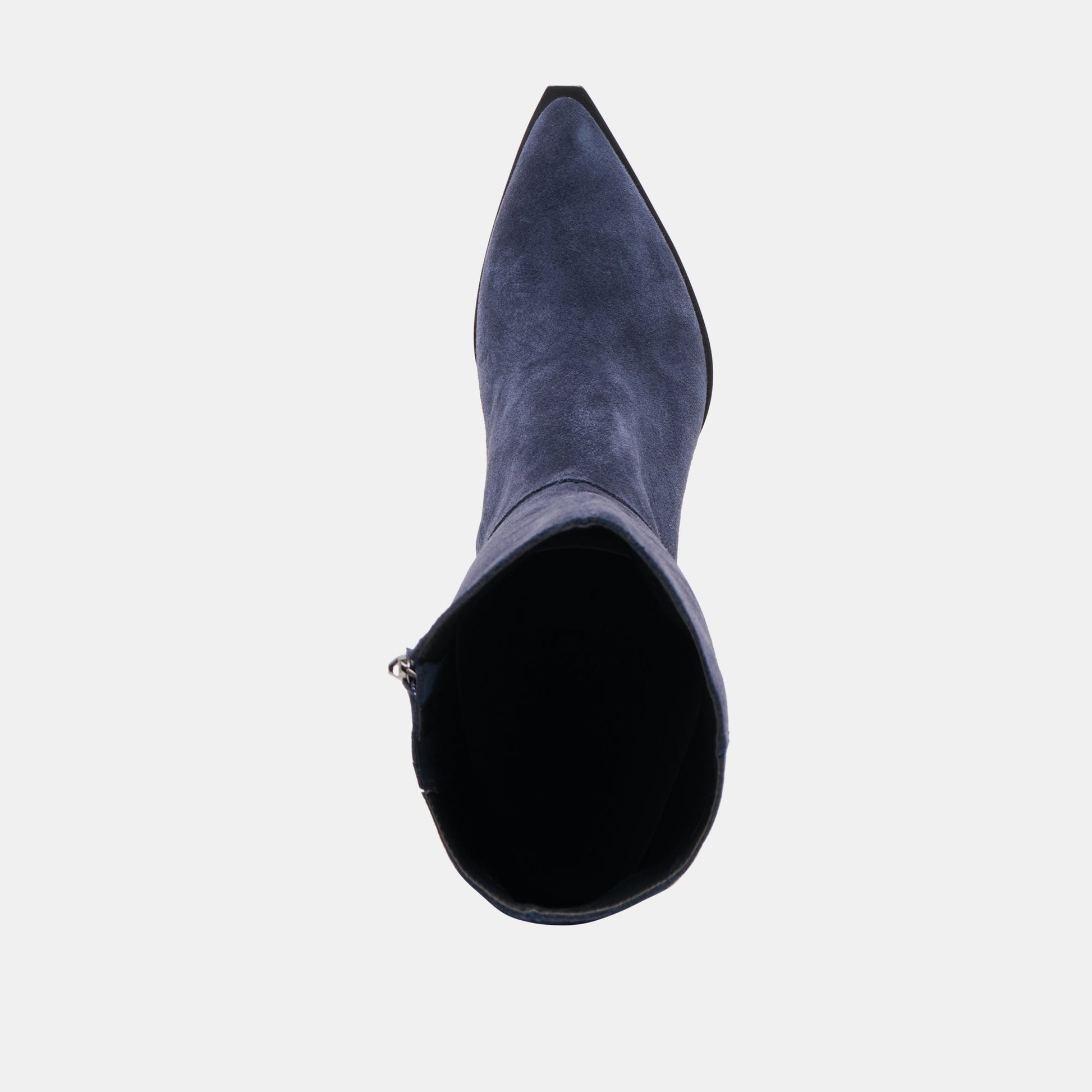 Auggie Navy Suede Wide Calf Boots