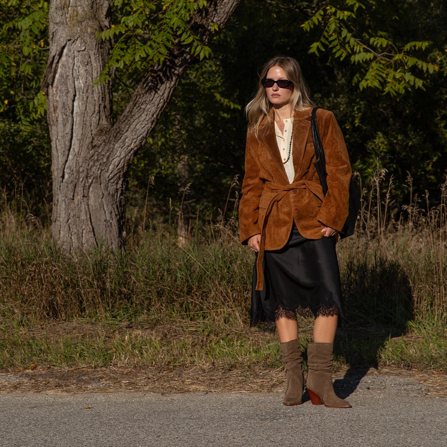 Julith Olive Suede Boots
