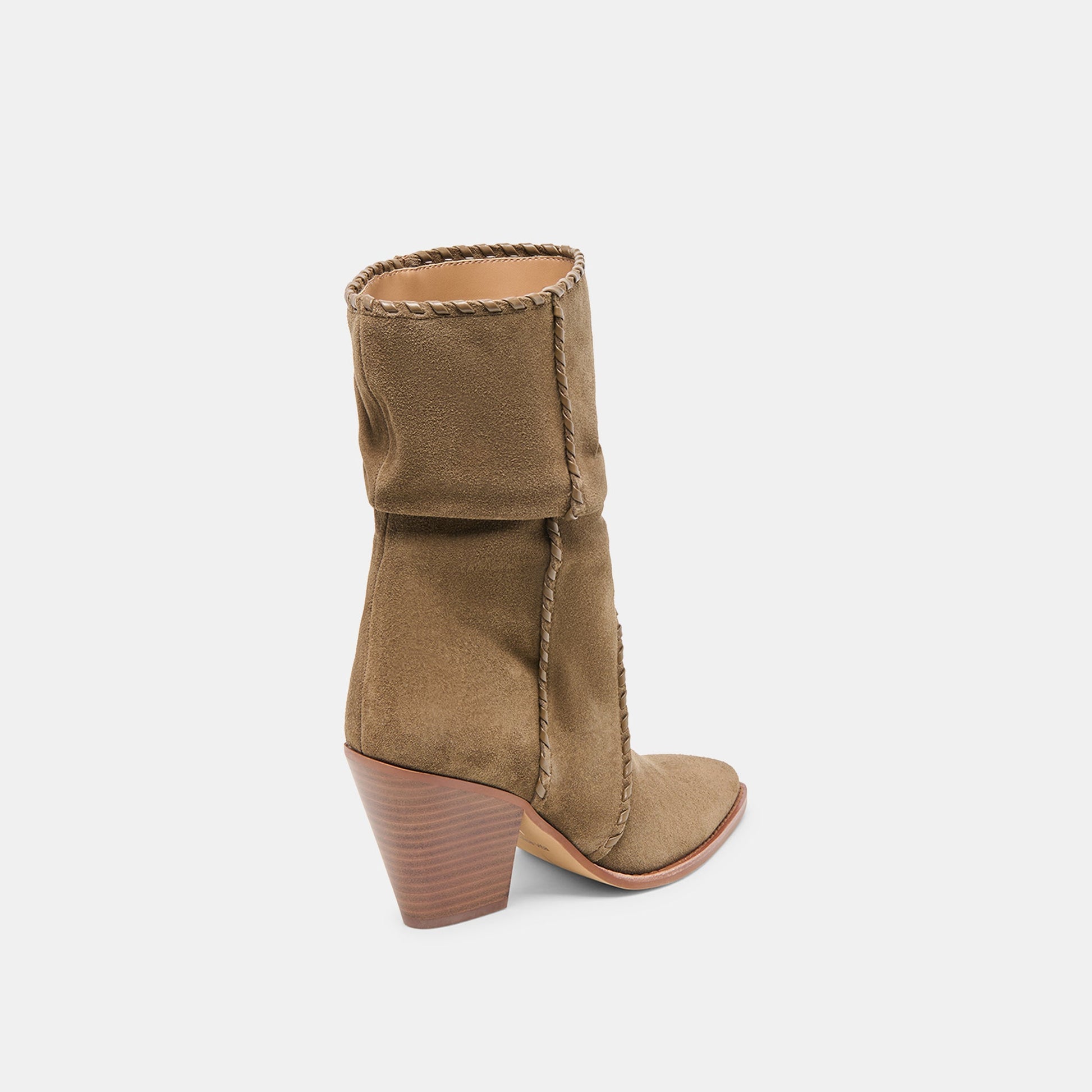 Julith Olive Suede Boots