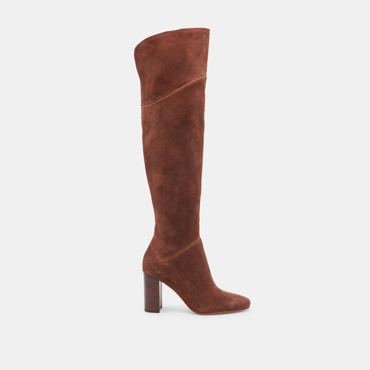 SURY BOOTS DARK SADDLE SUEDE
 – Dolce Vita