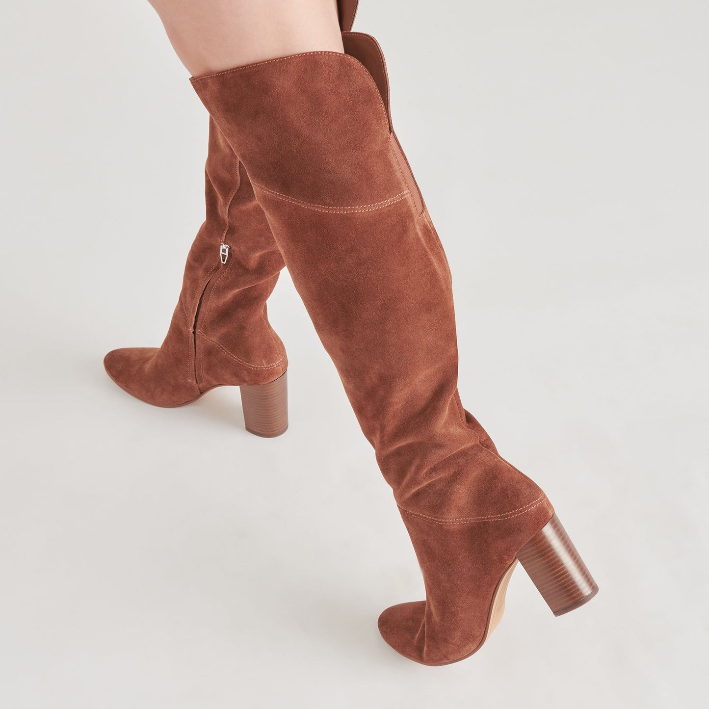 SURY BOOTS DARK SADDLE SUEDE
 – Dolce Vita