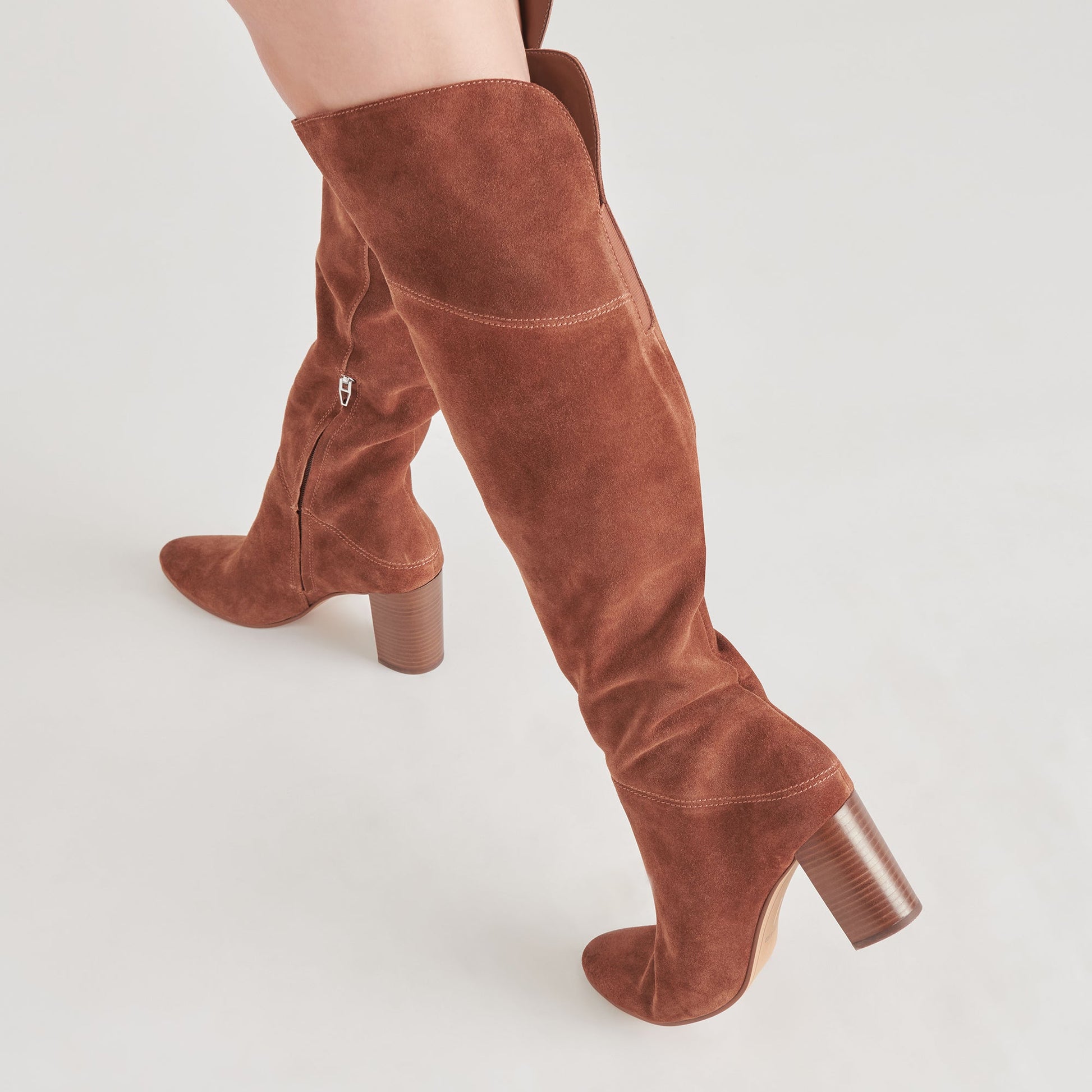 SURY BOOTS DARK SADDLE SUEDE
 – Dolce Vita