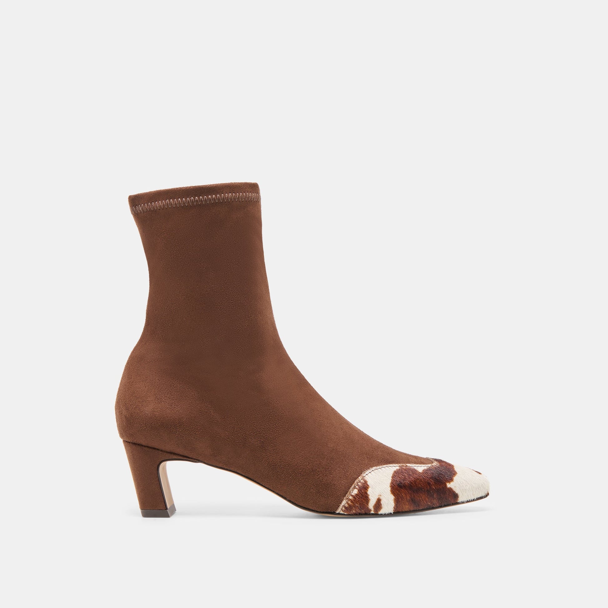 Anika Dk Brown Multi Stella Suede Boots
