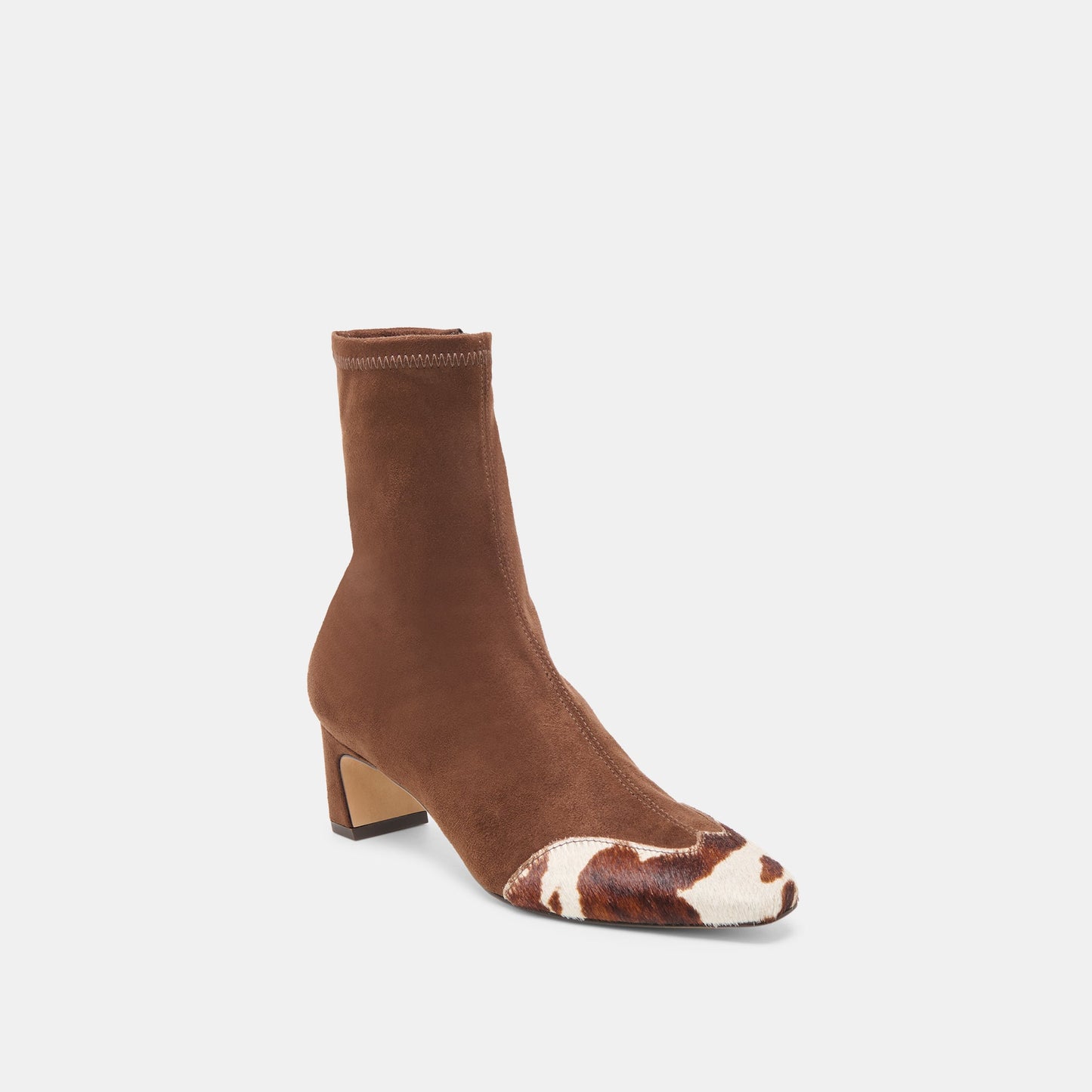 Anika Dk Brown Multi Stella Suede Boots