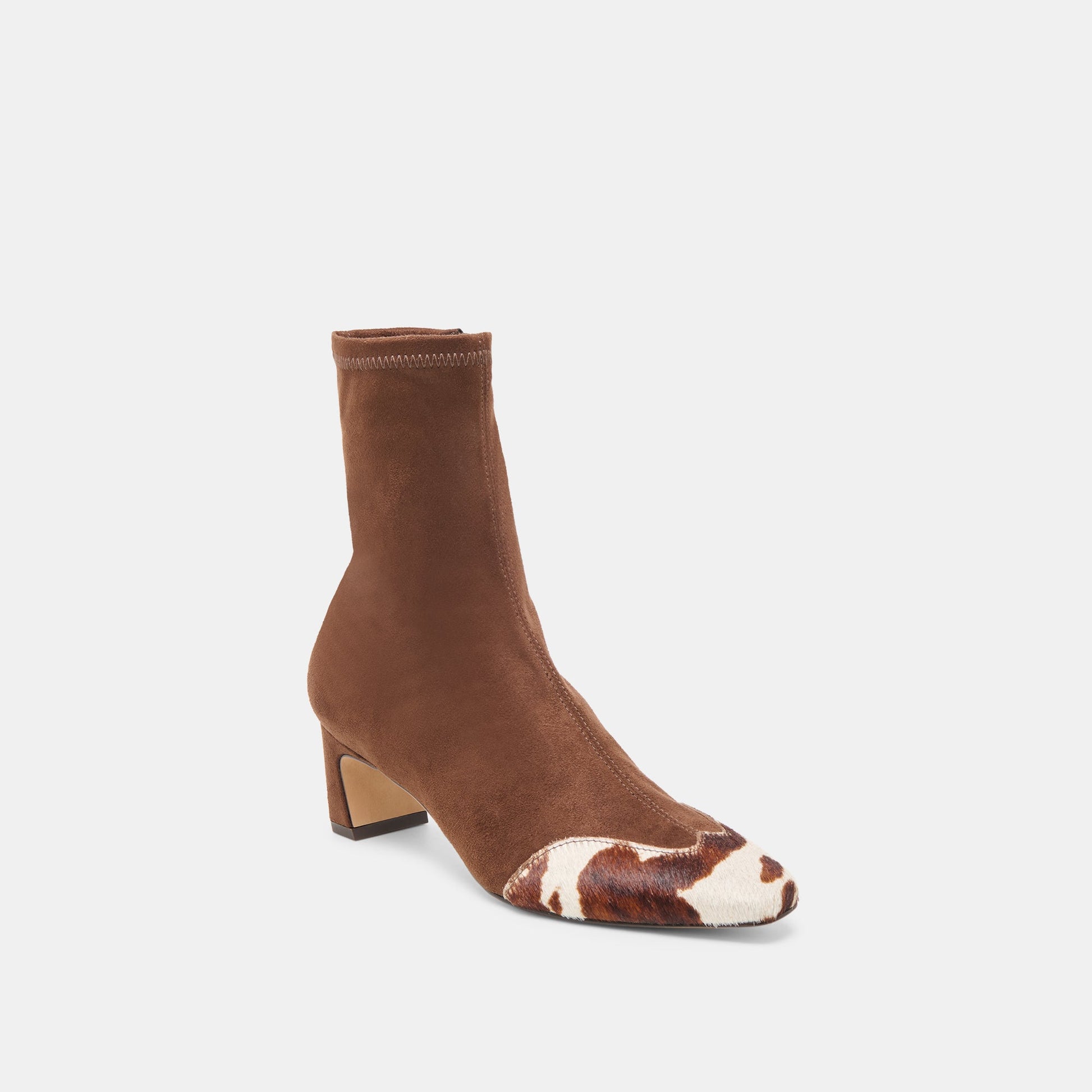 Anika Dk Brown Multi Stella Suede Boots