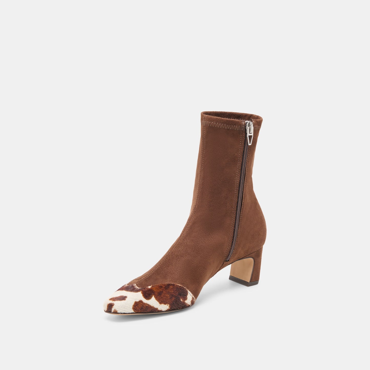 Anika Dk Brown Multi Stella Suede Boots