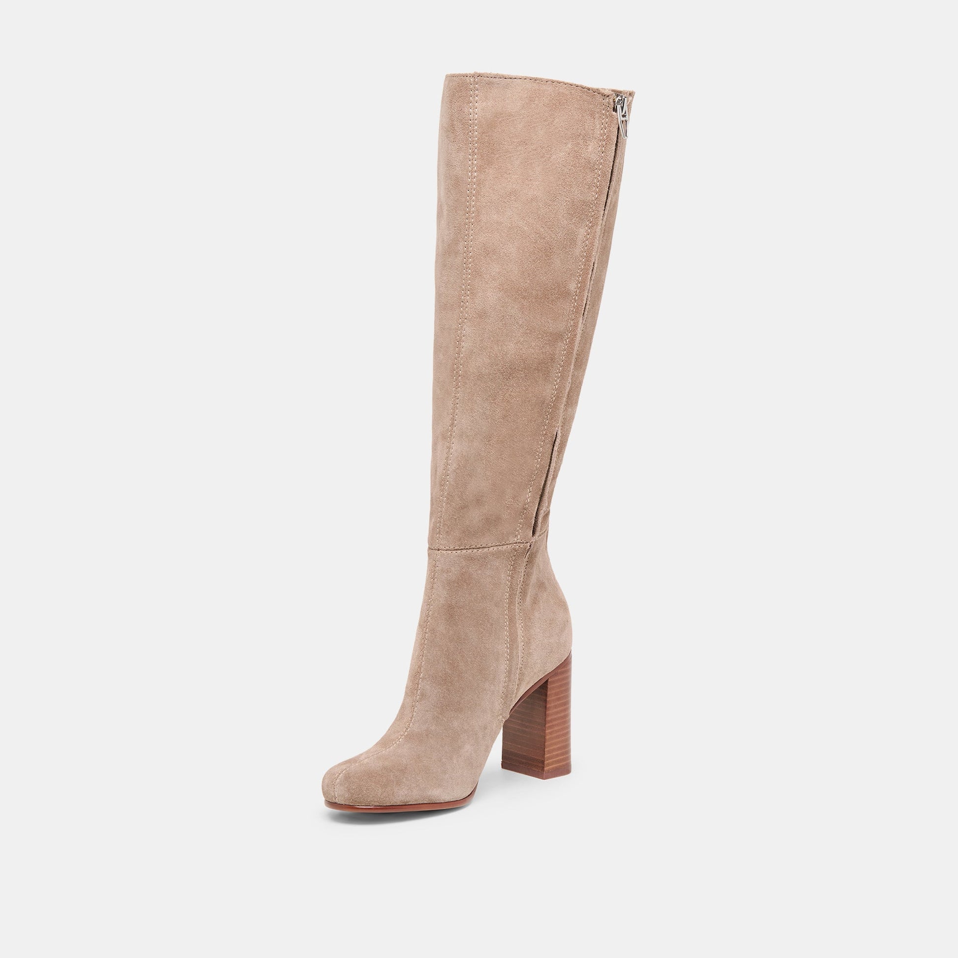 Hudsin Wide Calf Barley Suede Boots