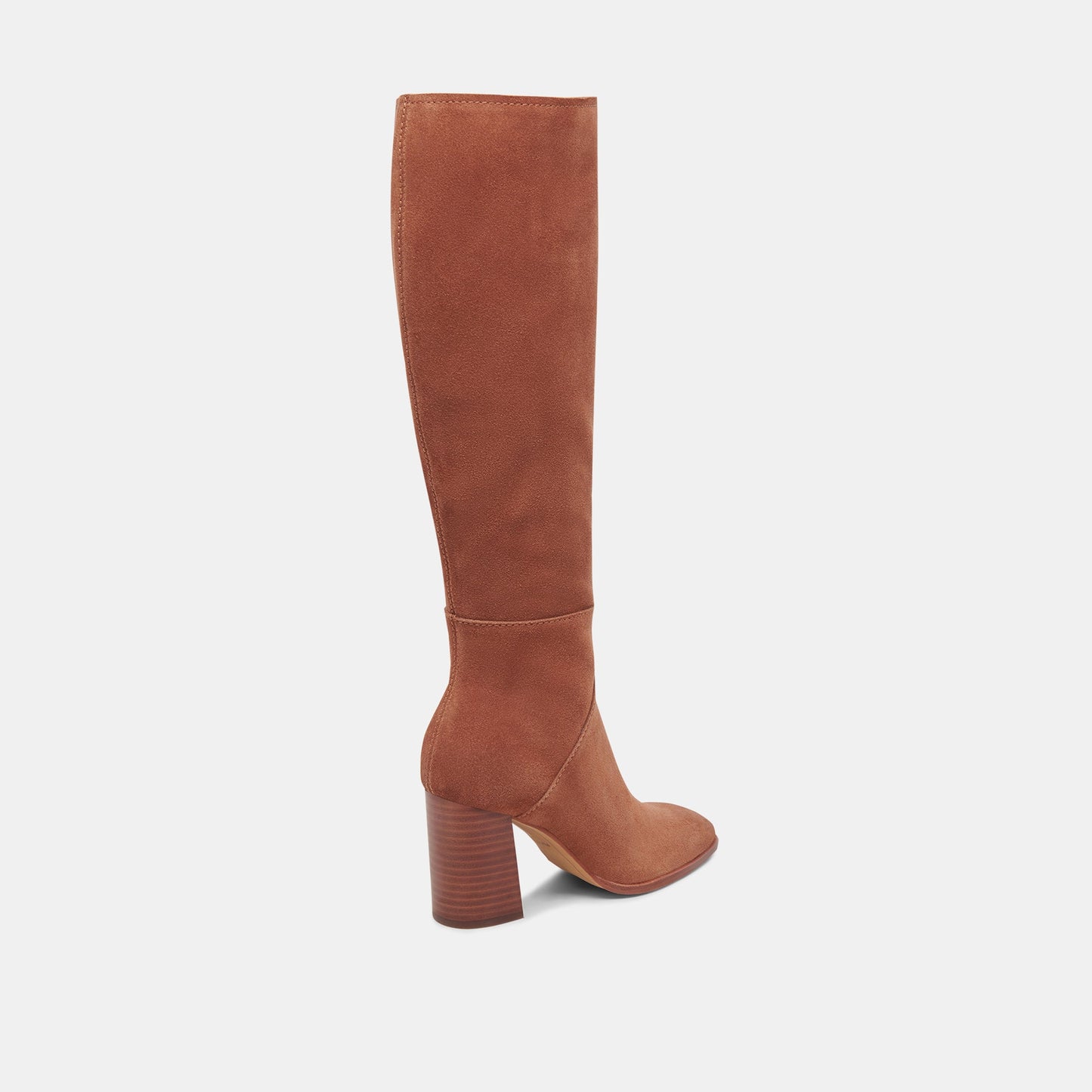 FYNN Wide Calf Boots DK Brown Suede | Brown Suede Knee-High Boots
 – Dolce Vita