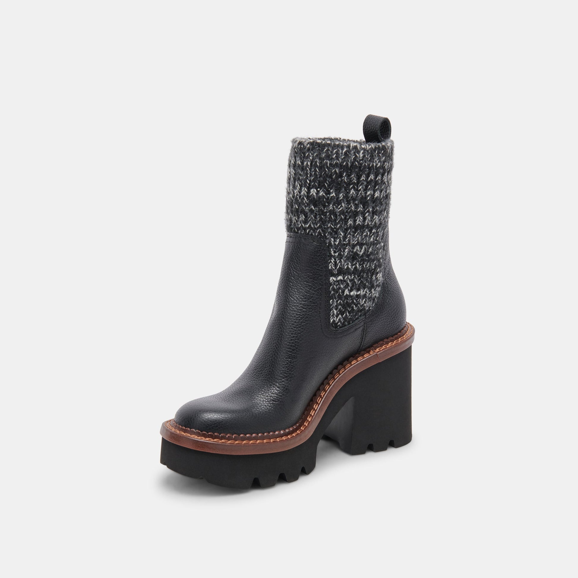 DRAGO BOOTS BLACK LEATHER
 – Dolce Vita
