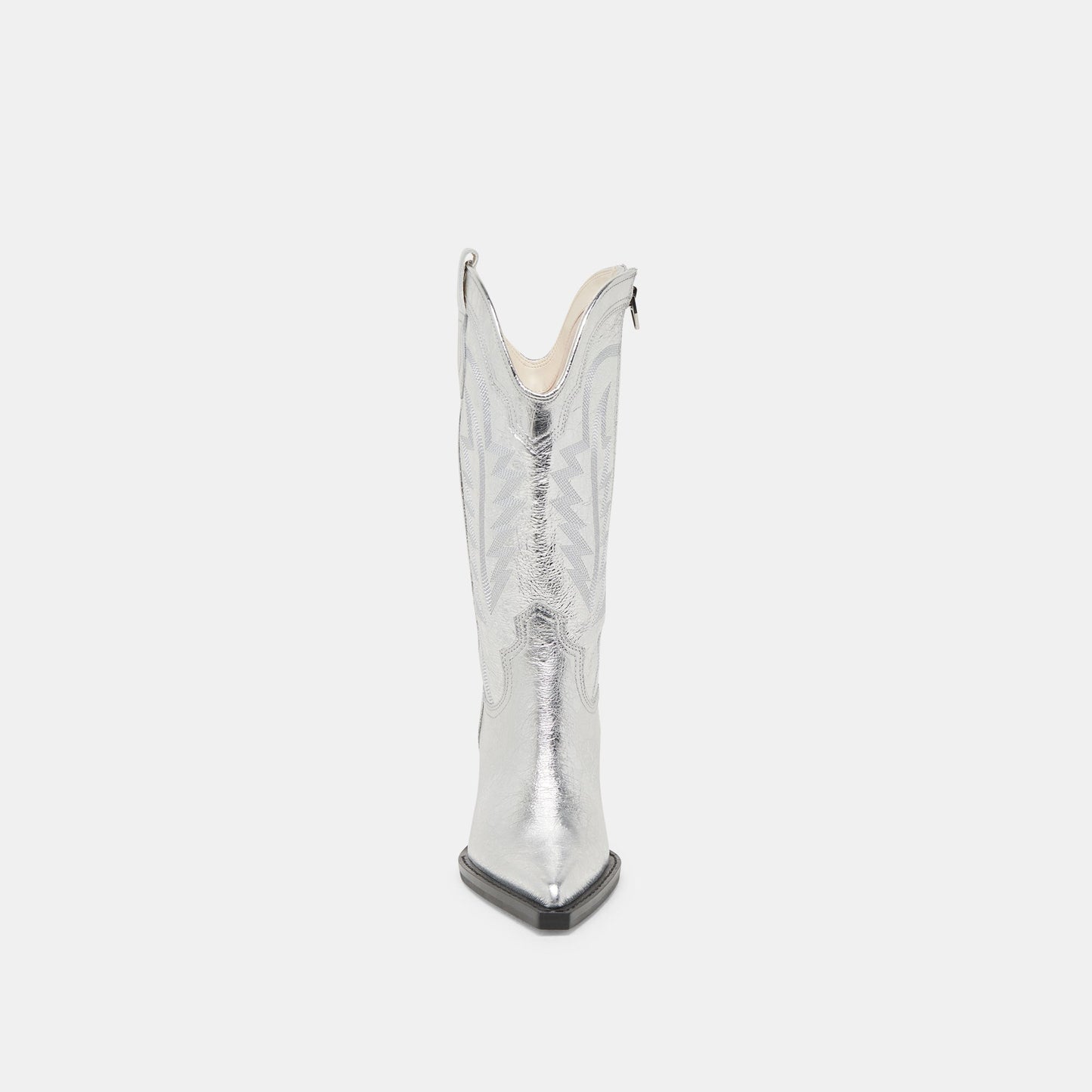 Ryland Extra Wide Calf Silver Boots | Distressed Leather Boots
 – Dolce Vita
