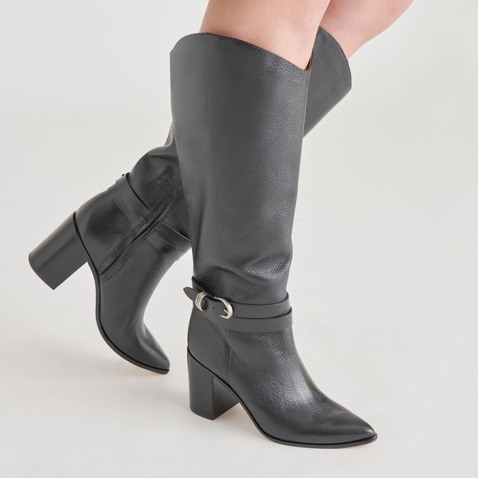 TYRONE BOOTS BLACK LEATHER
 – Dolce Vita