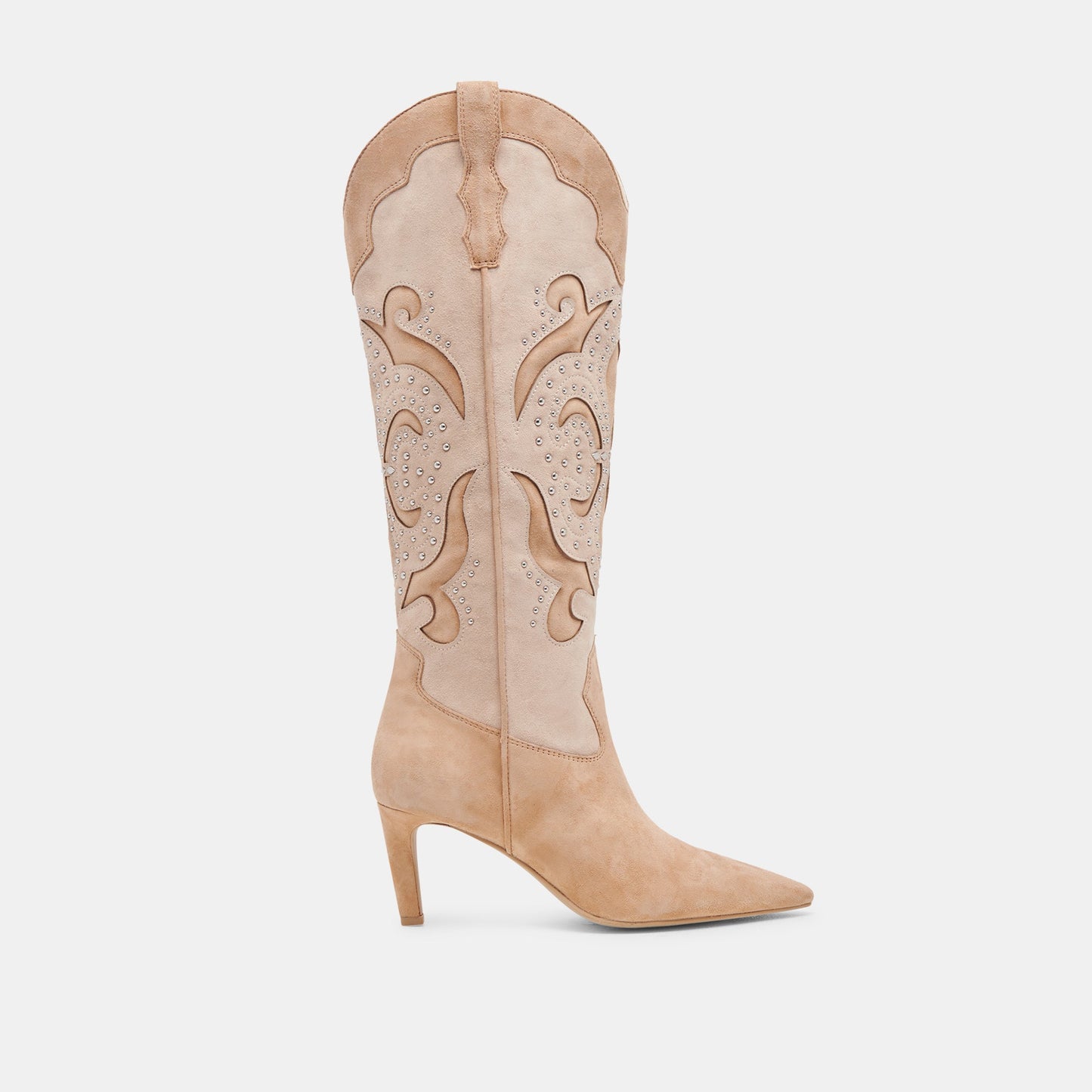 FINLEY STUD BOOTS CAMEL SUEDE
 – Dolce Vita