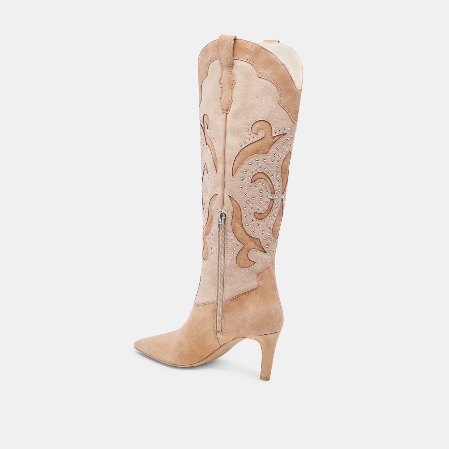 FINLEY STUD BOOTS CAMEL SUEDE
 – Dolce Vita