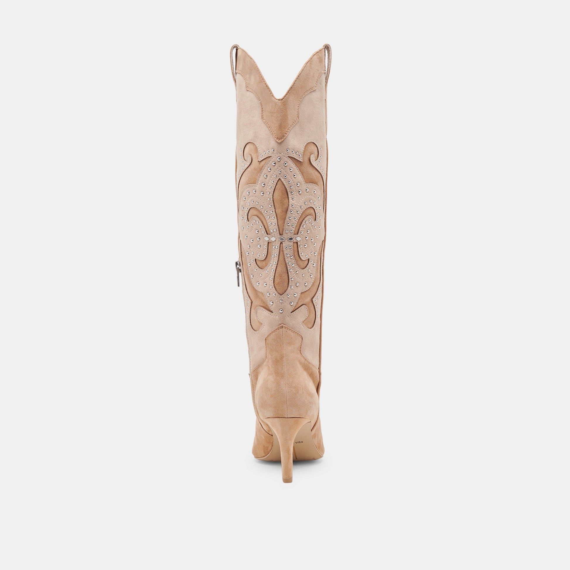 FINLEY STUD BOOTS CAMEL SUEDE
 – Dolce Vita