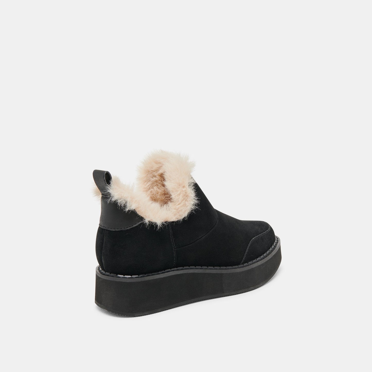 Ardy Plush H2O Waterproof Onyx Suede Booties