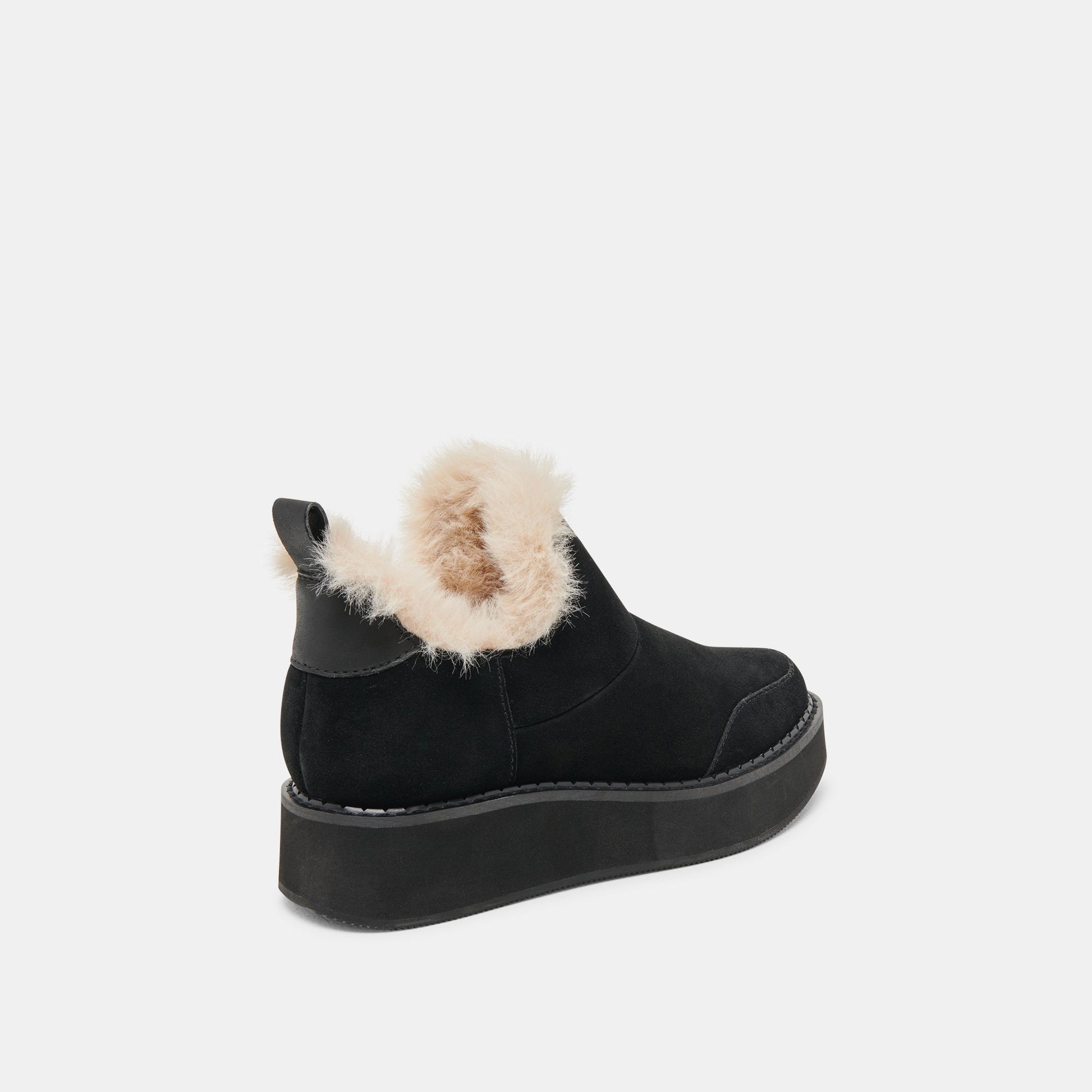 Ardy Plush H2O Waterproof Onyx Suede Booties