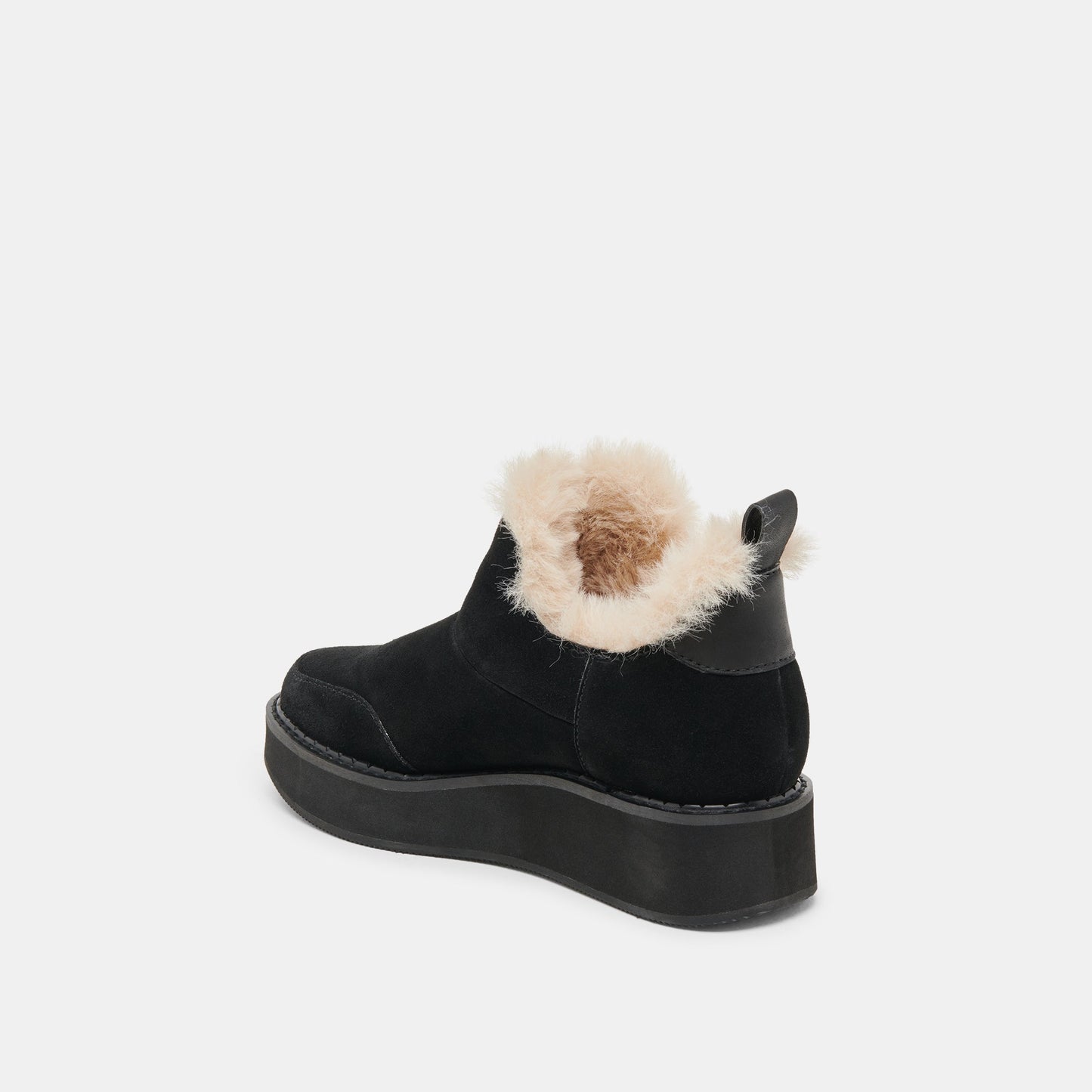 Ardy Plush H2O Waterproof Onyx Suede Booties