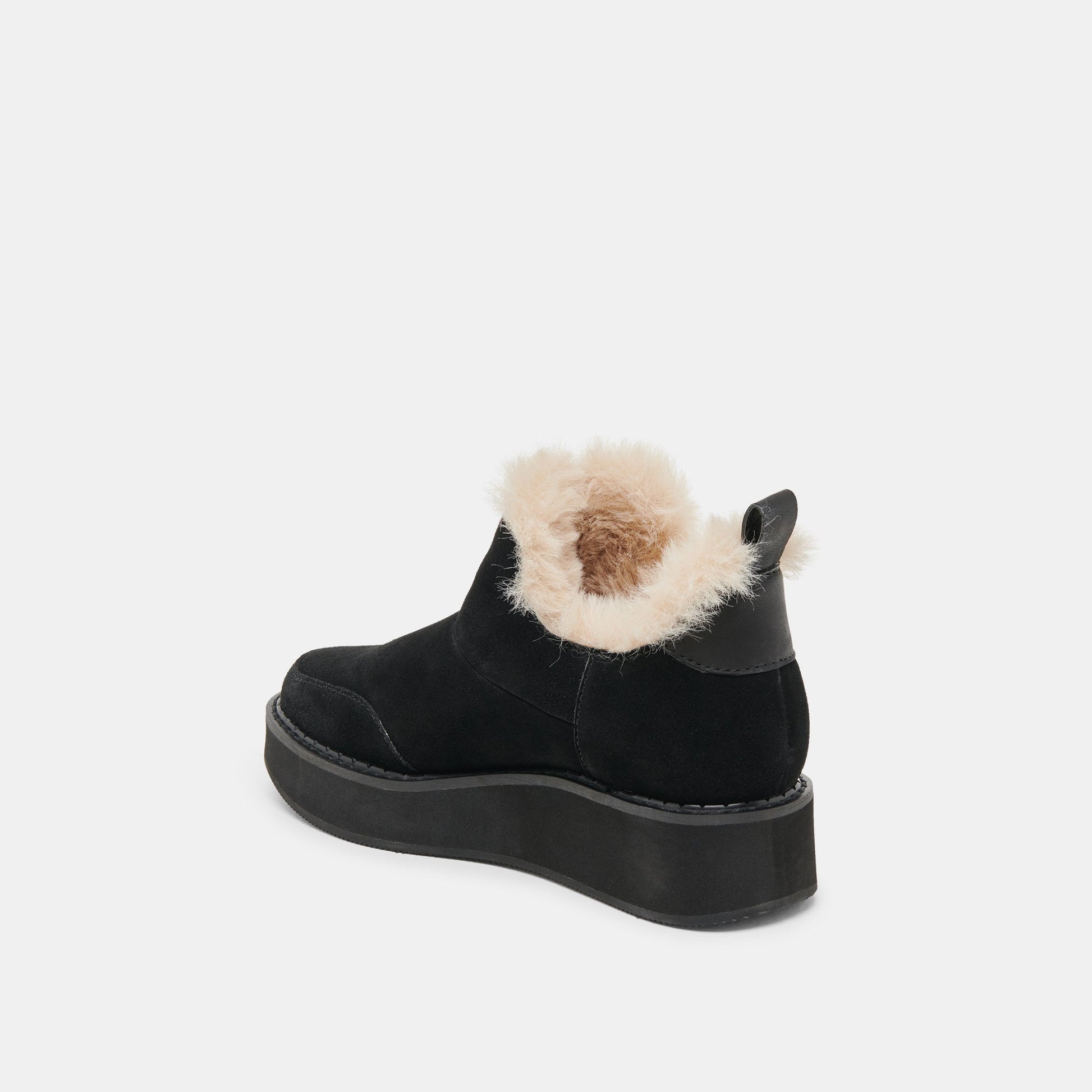 Ardy Plush H2O Waterproof Onyx Suede Booties