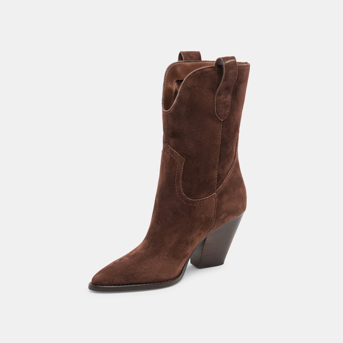 JESSEY BOOTS DK BROWN SUEDE
 – Dolce Vita