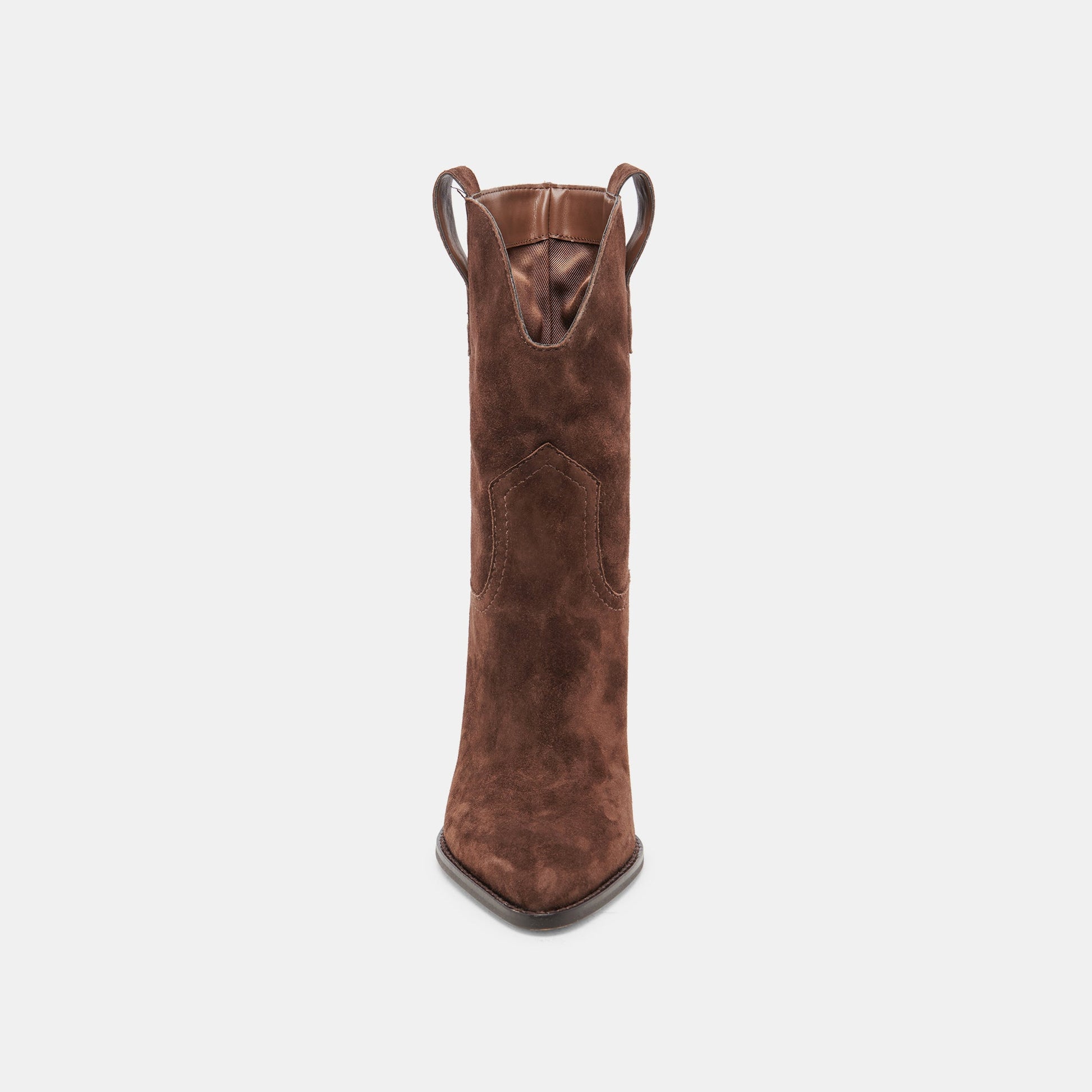 JESSEY BOOTS DK BROWN SUEDE
 – Dolce Vita