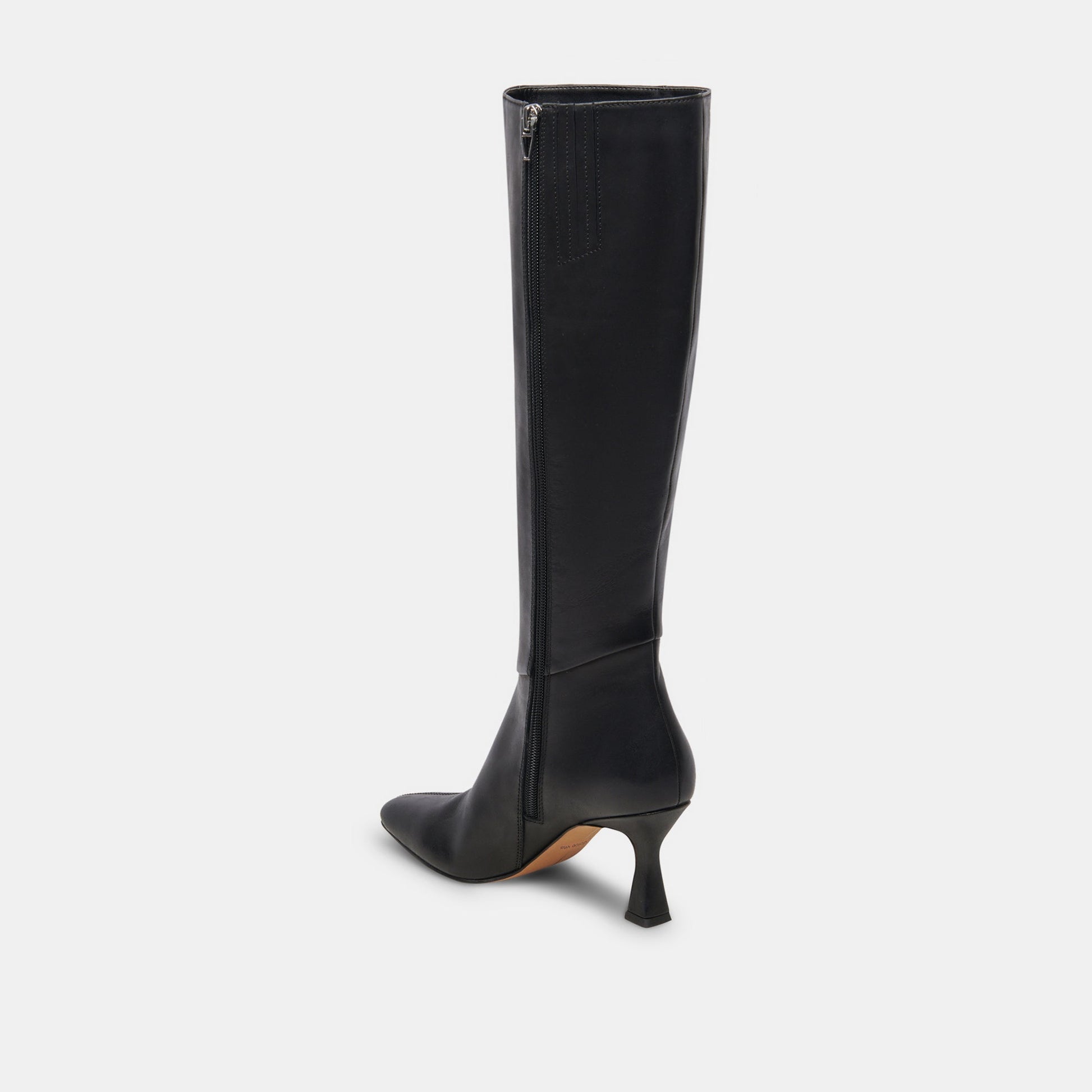 Gyra Extra Wide Calf Black Boots | Leather Wide Calf Boots
 – Dolce Vita