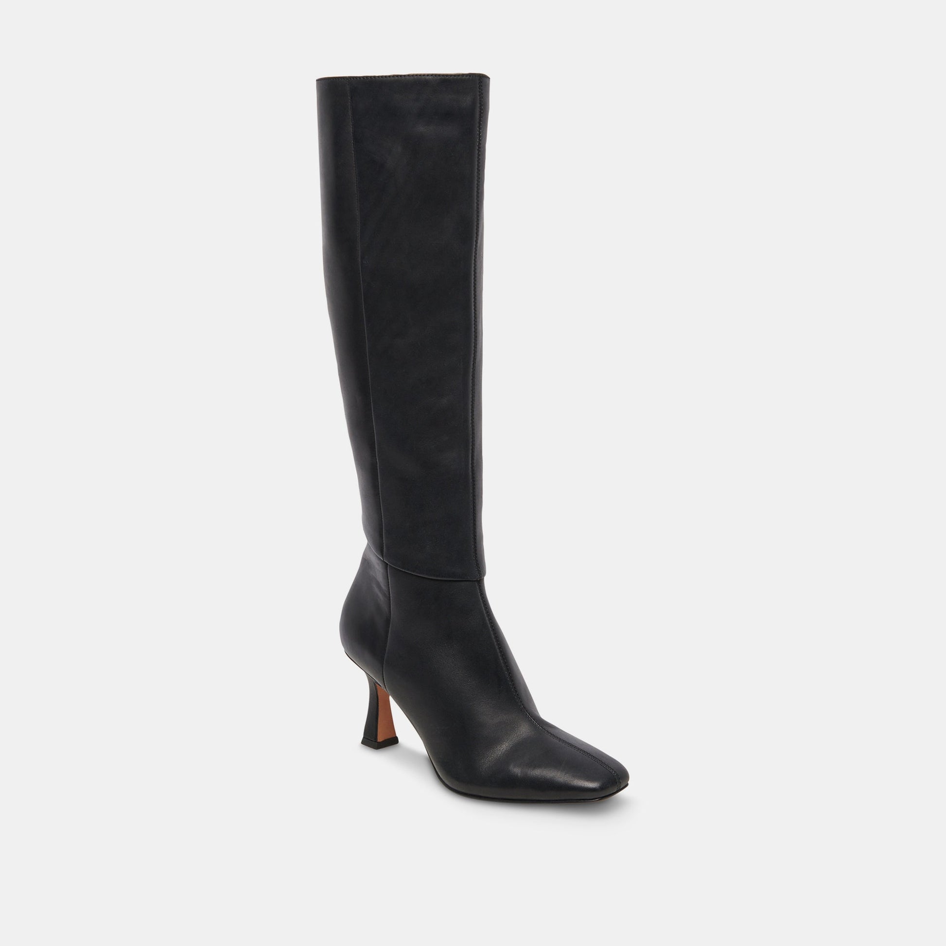 Gyra Extra Wide Calf Black Boots | Leather Wide Calf Boots
 – Dolce Vita