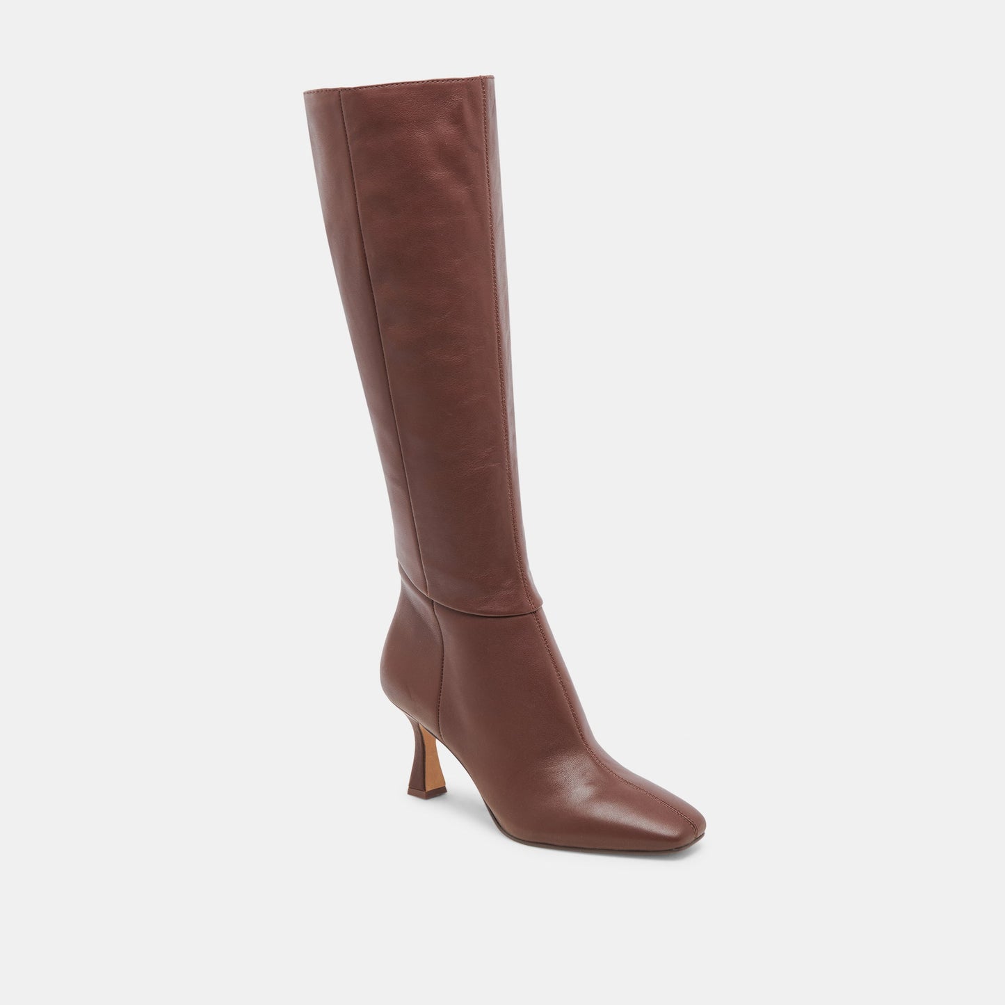 GYRA WIDE CALF BOOTS CHOCOLATE LEATHER
 – Dolce Vita