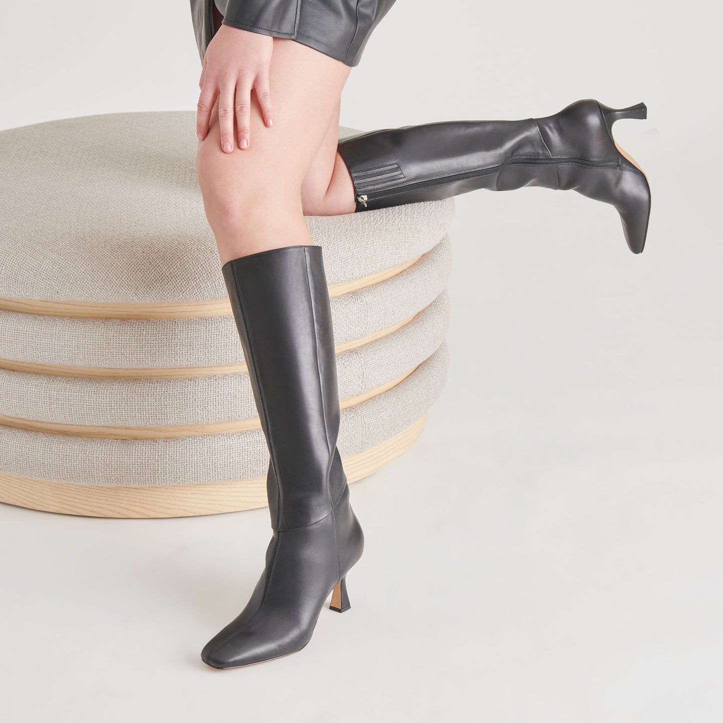 Gyra Black Leather Boots