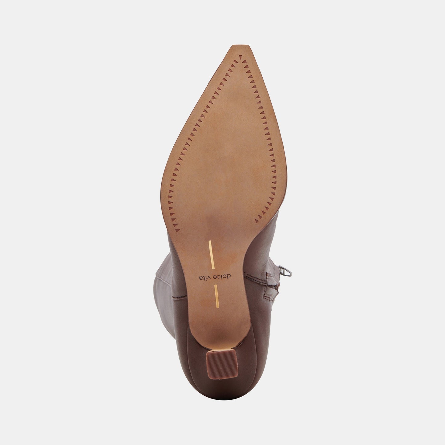 Auggie Chocolate Leather Narrow Calf Boots
