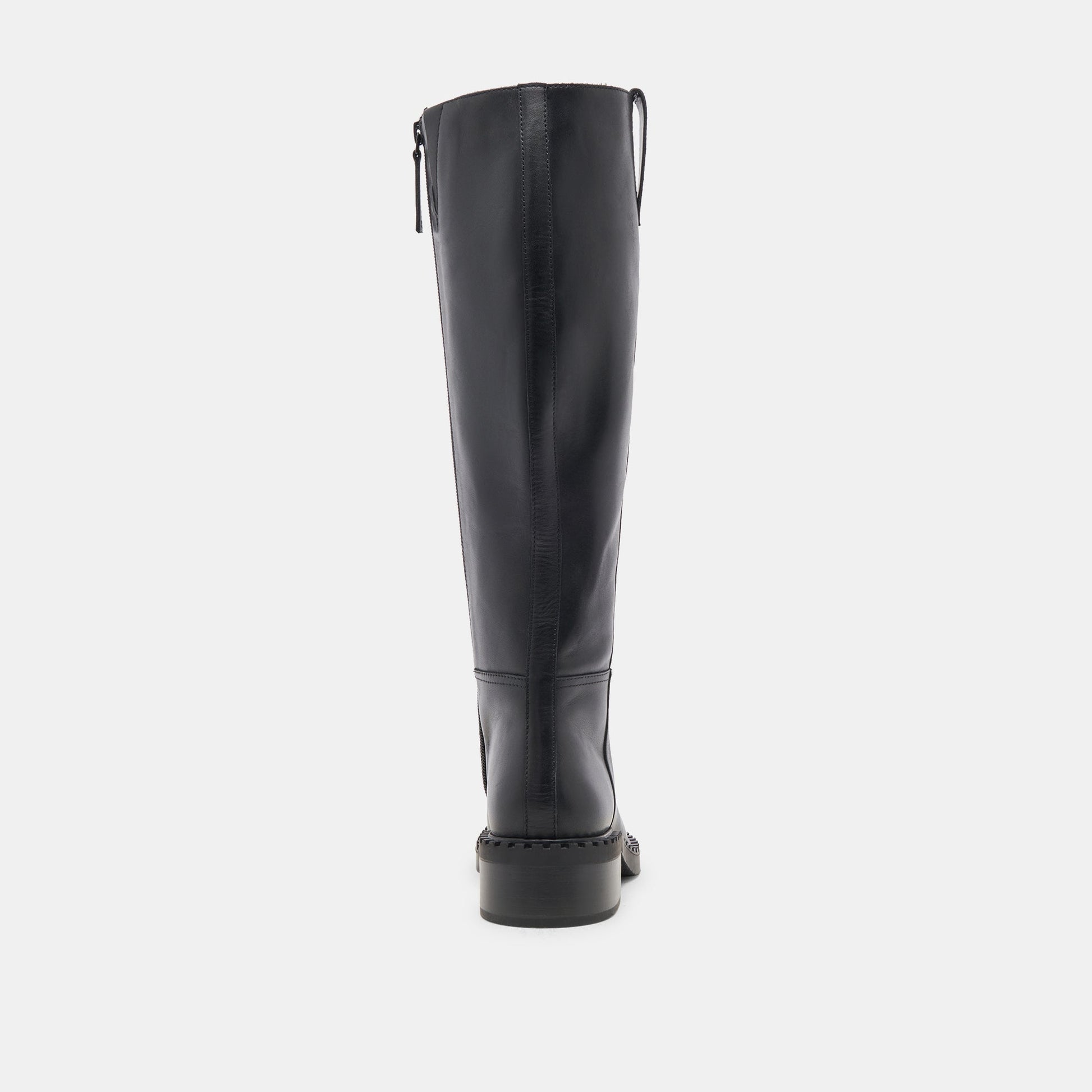 Glory H2O Waterproof Black Leather Wide Calf Boots